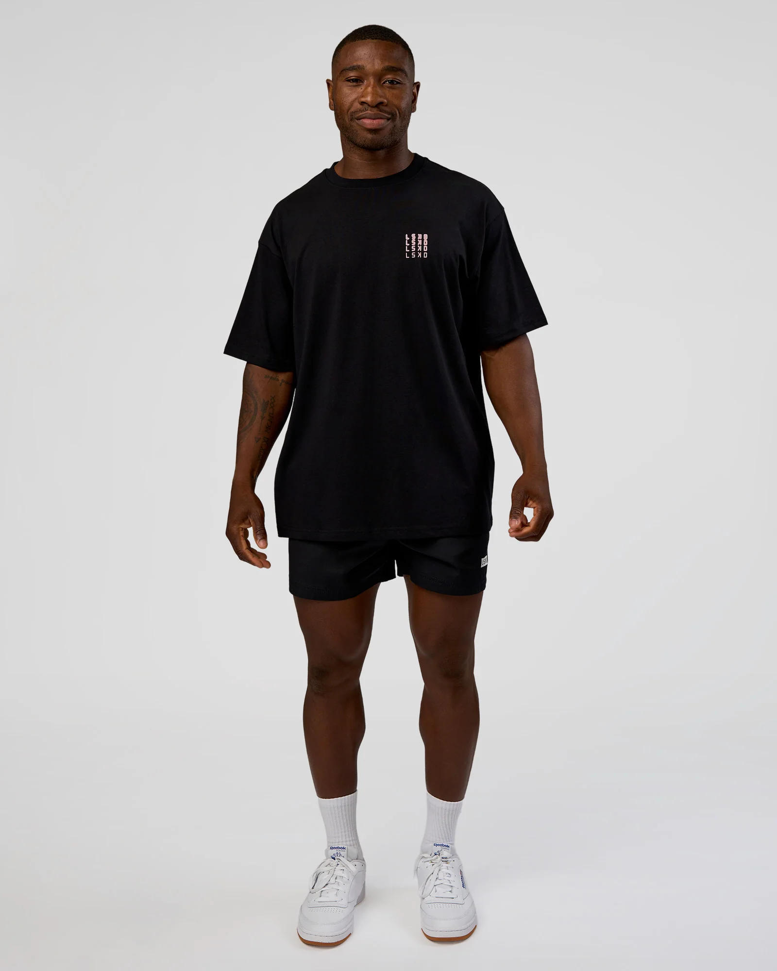 Inferno Journey FLXCotton Oversized Tee - Black-Ultra Fuchsia - Image 10