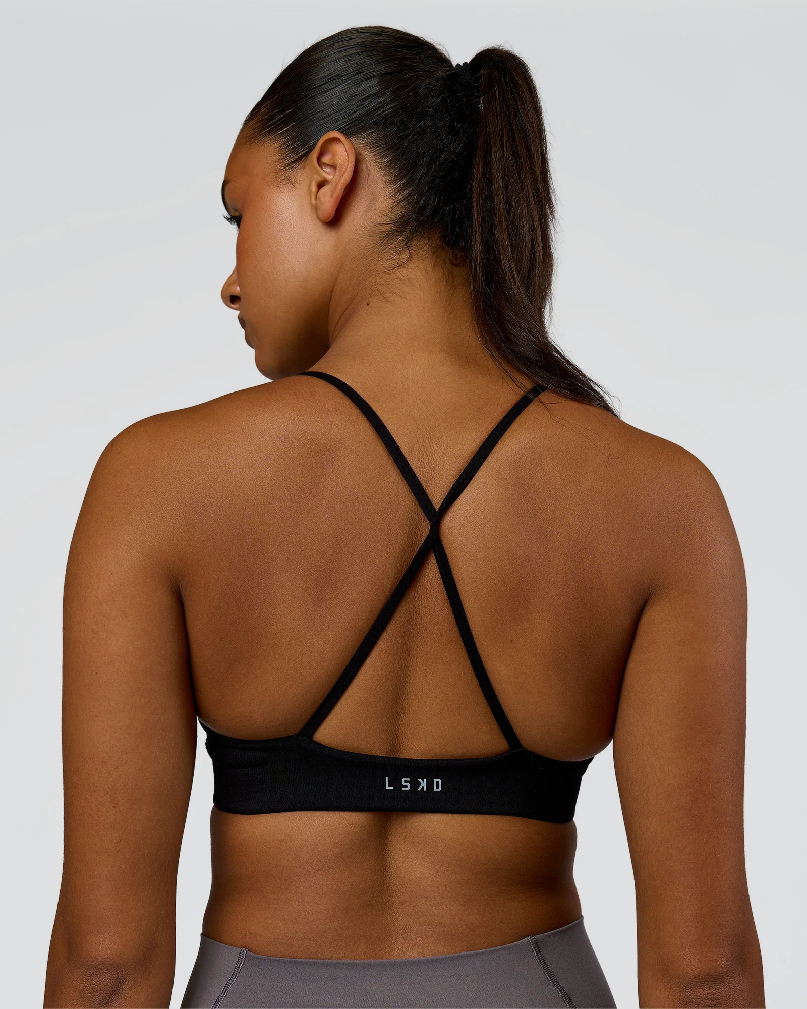Infinite Contour Sports Bra - Black - Image 2