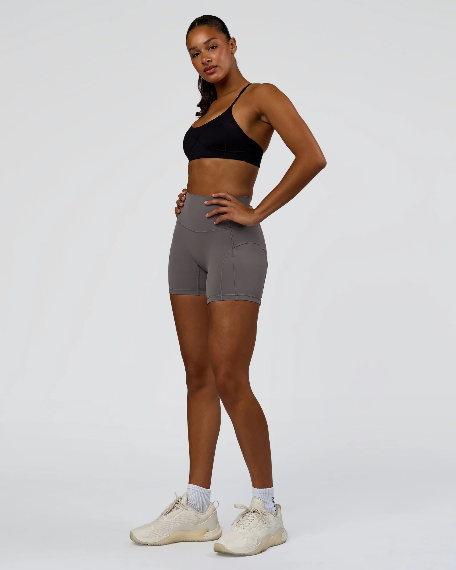 Infinite Contour Sports Bra - Black - Image 7