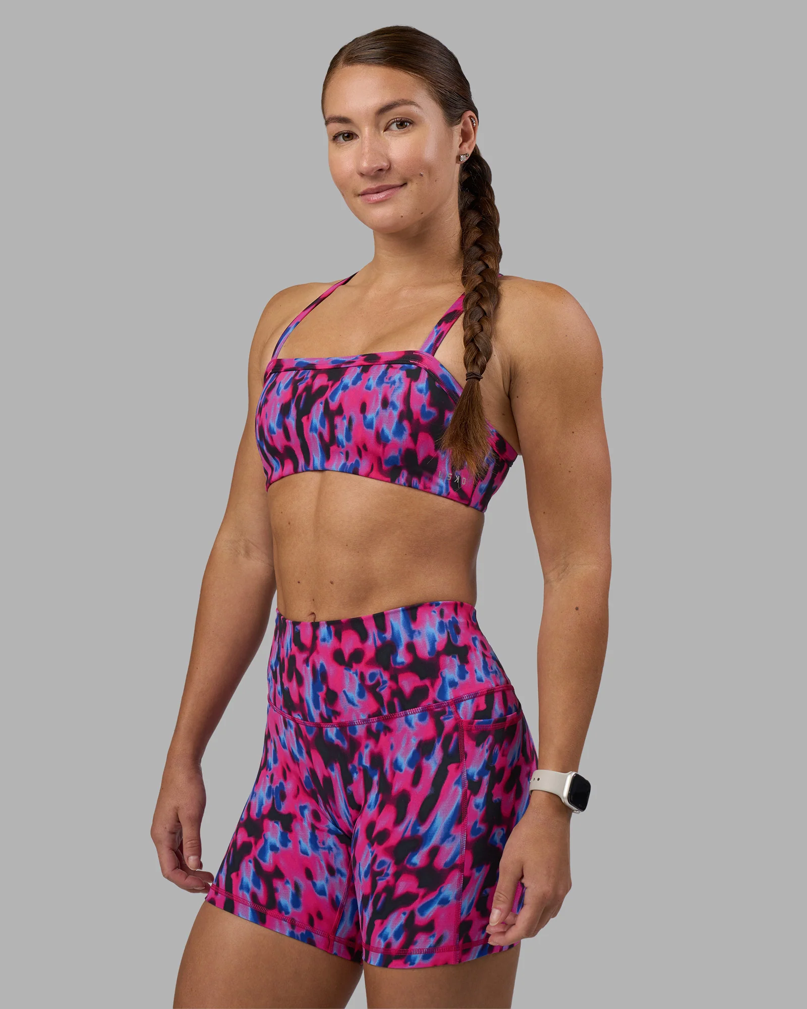 Inspired Sports Bra - Pink Luminous - Image 8