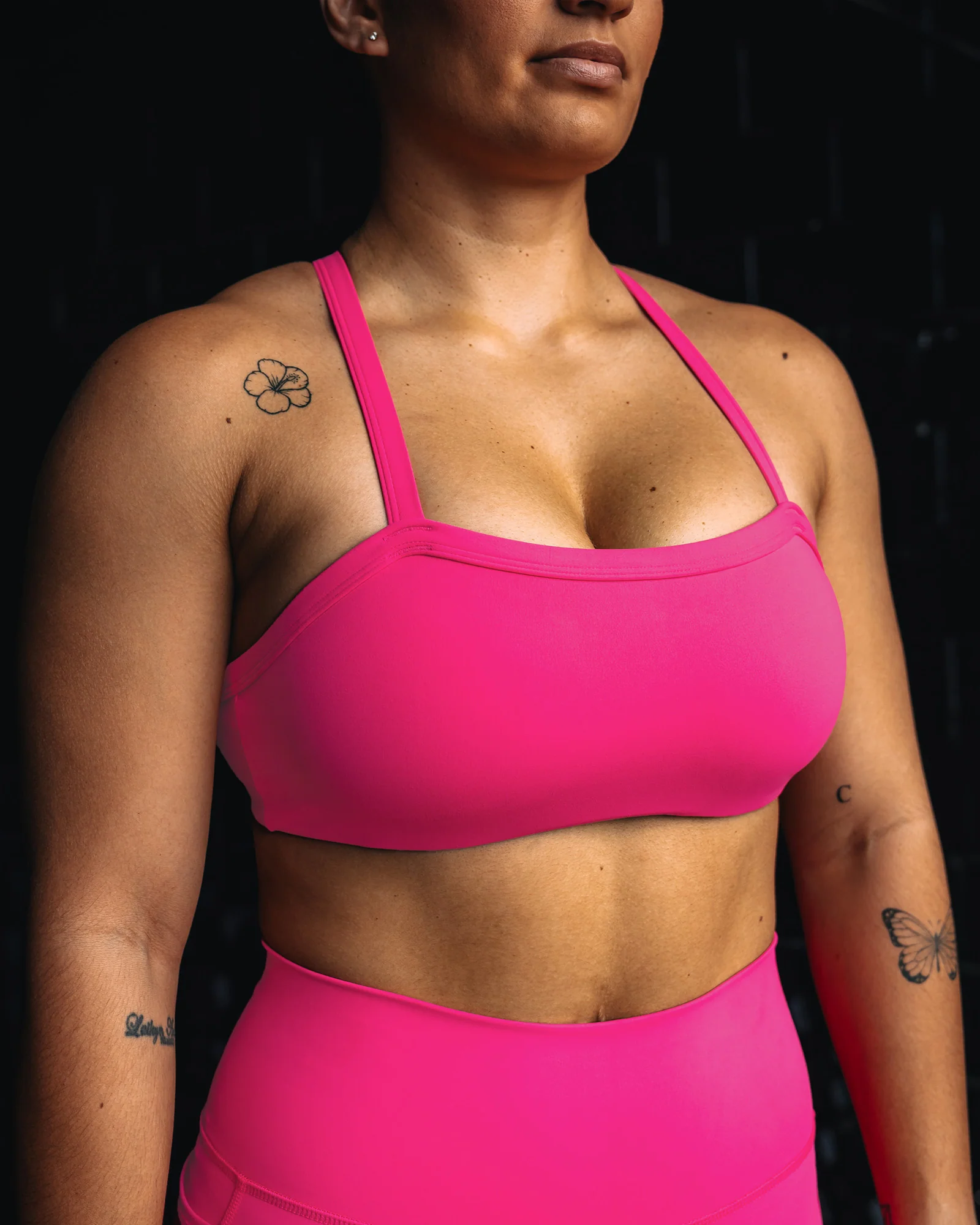Inspired Sports Bra - Ultra Pink - Image 10
