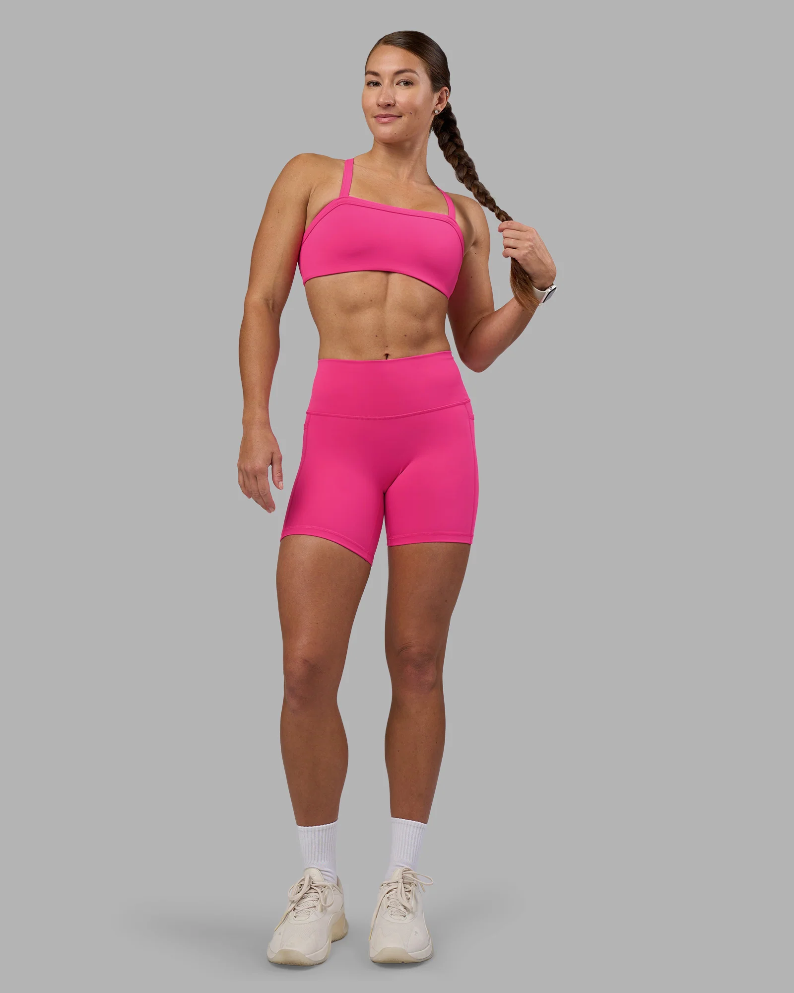 Inspired Sports Bra - Ultra Pink - Image 3