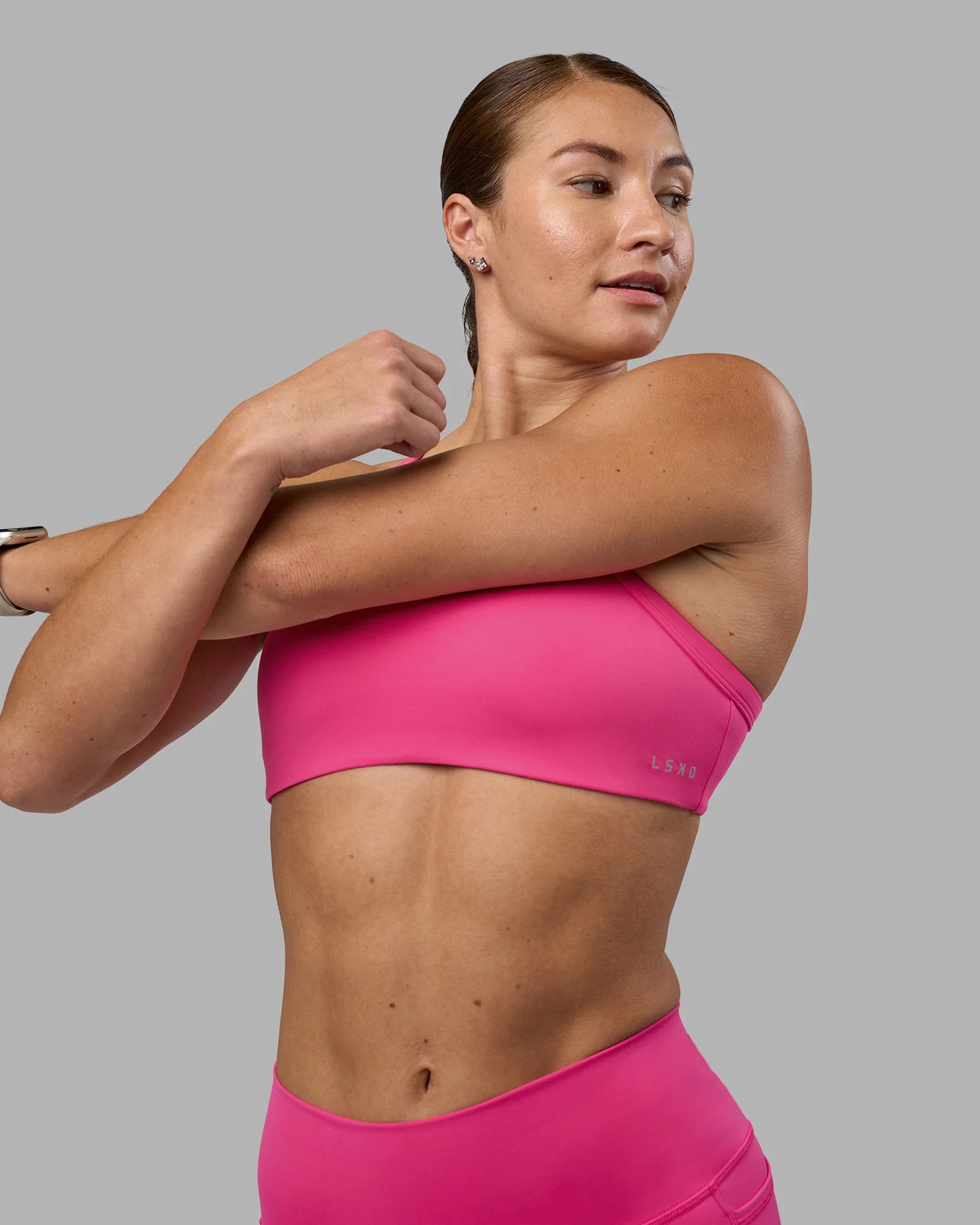 Inspired Sports Bra - Ultra Pink - Image 4