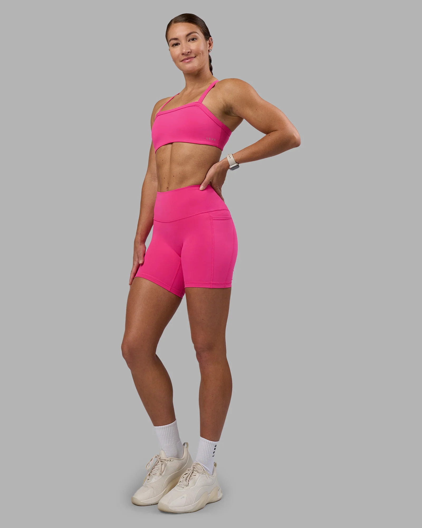 Inspired Sports Bra - Ultra Pink - Image 8