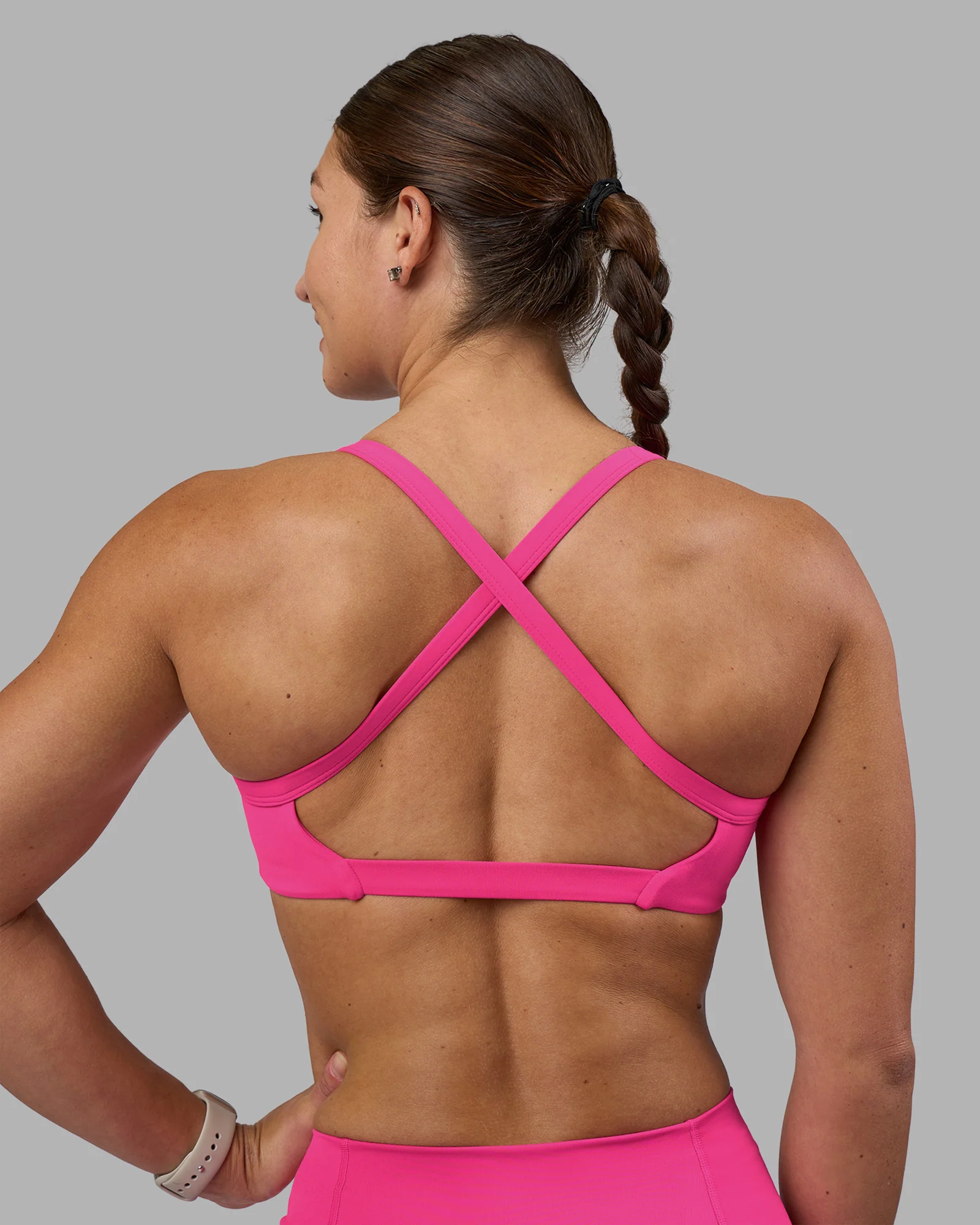 Inspired Sports Bra - Ultra Pink - Image 9