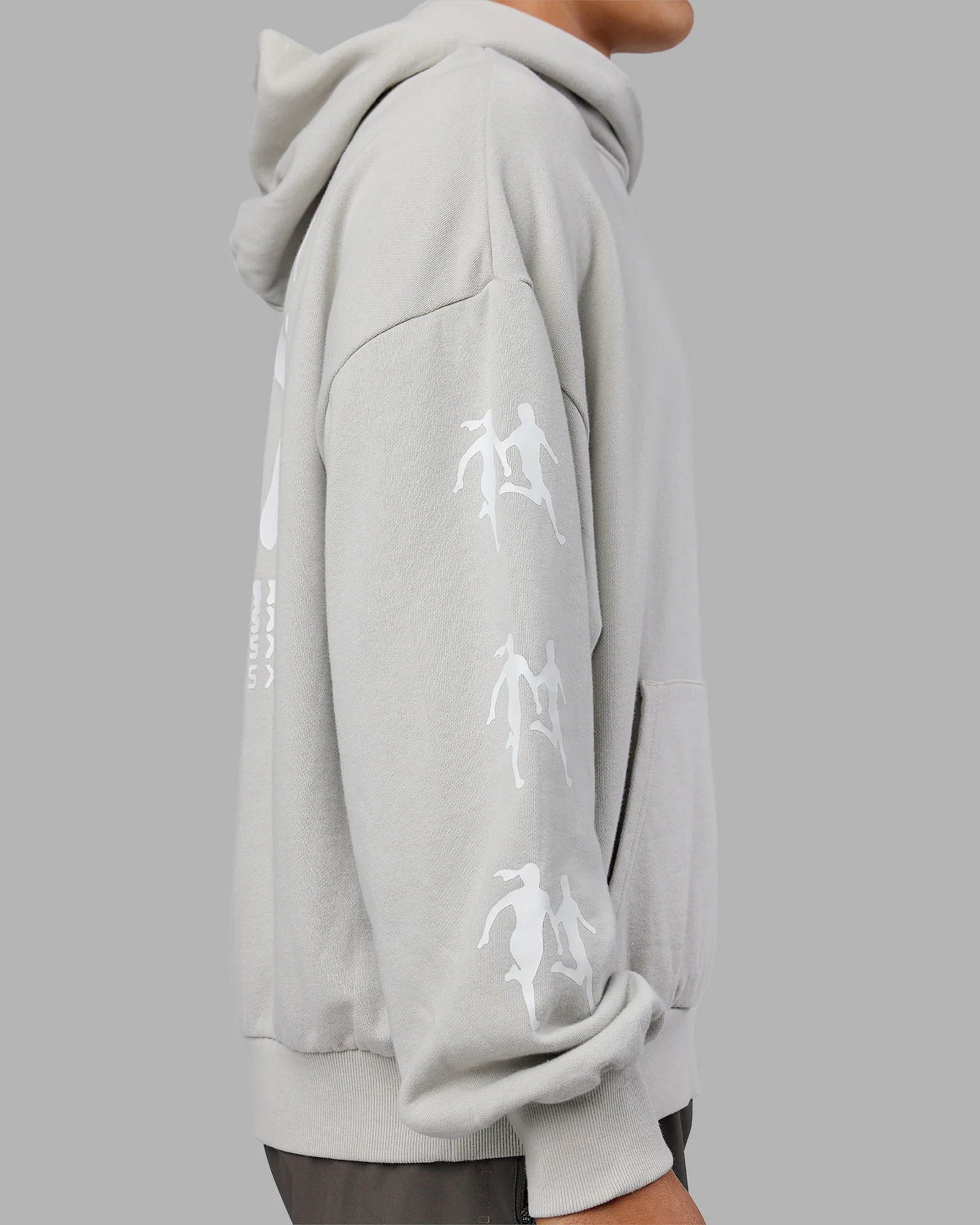 Journey Washed Unisex Oversize Hoodie - Digital Mist-White - Image 6