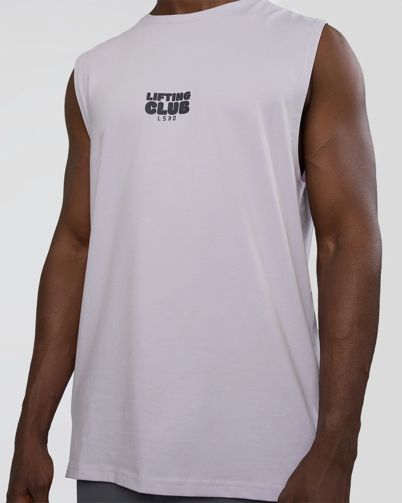 Kettle-B FLXCotton Muscle Tank - Galactic Lilac-Black - Image 3