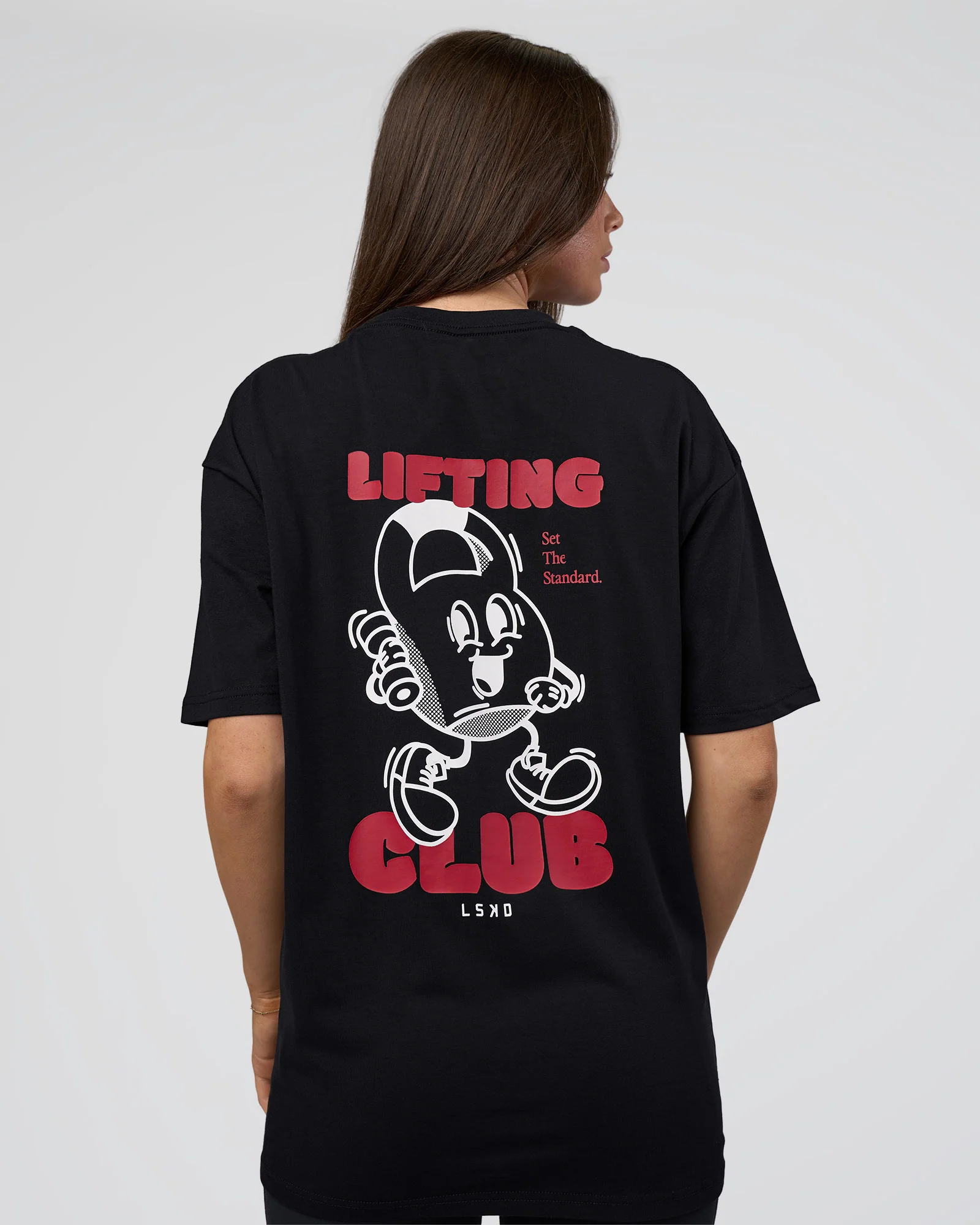 Kettle B FLXCotton Oversized Tee - Black-White - Image 4