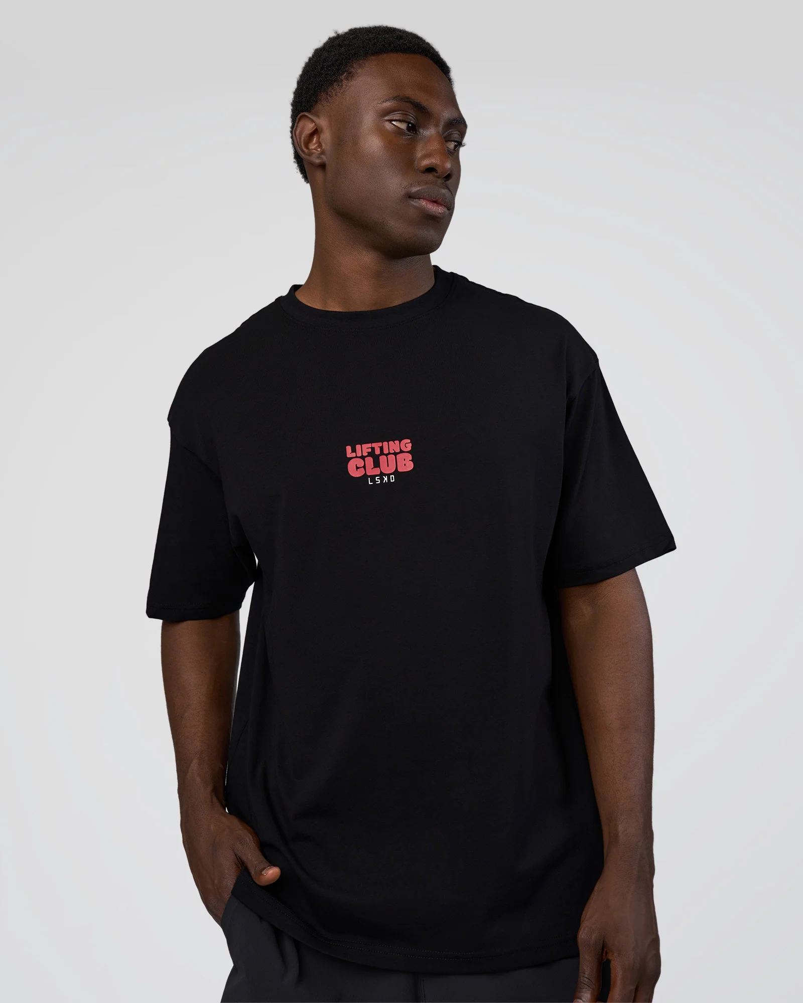 Kettle B FLXCotton Oversized Tee - Black-White - Image 6