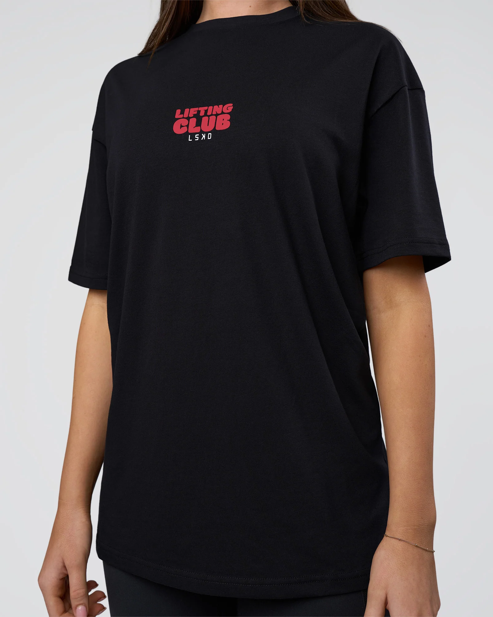 Kettle B FLXCotton Oversized Tee - Black-White - Image 9