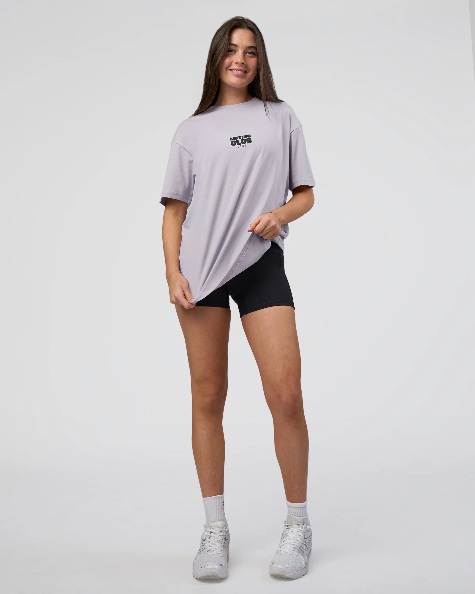 Kettle B FLXCotton Oversized Tee - Galactic Lilac-Black - Image 7