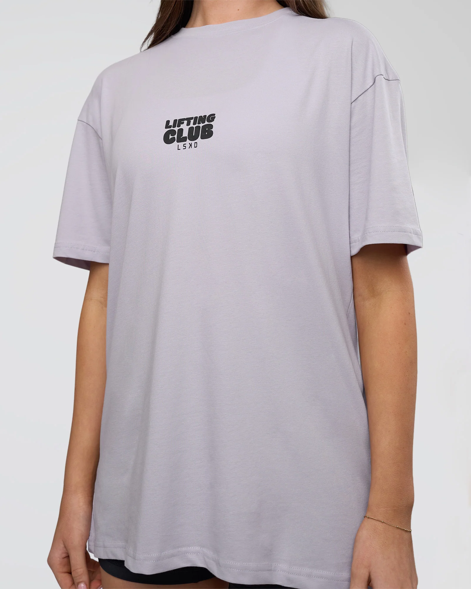Kettle B FLXCotton Oversized Tee - Galactic Lilac-Black - Image 9