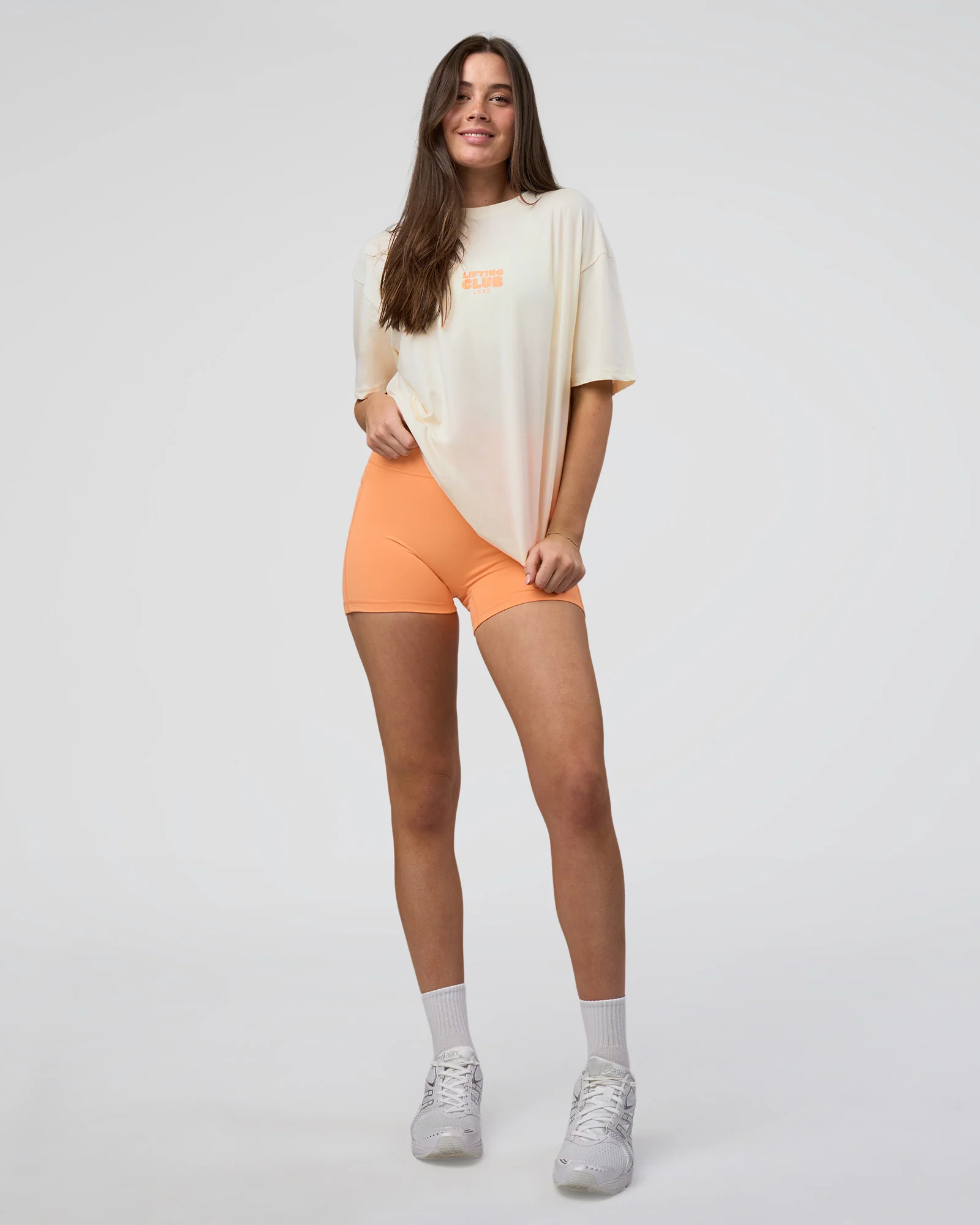 Kettle B FLXCotton Oversized Tee - Sugar Swizzle-Cantaloupe - Image 6