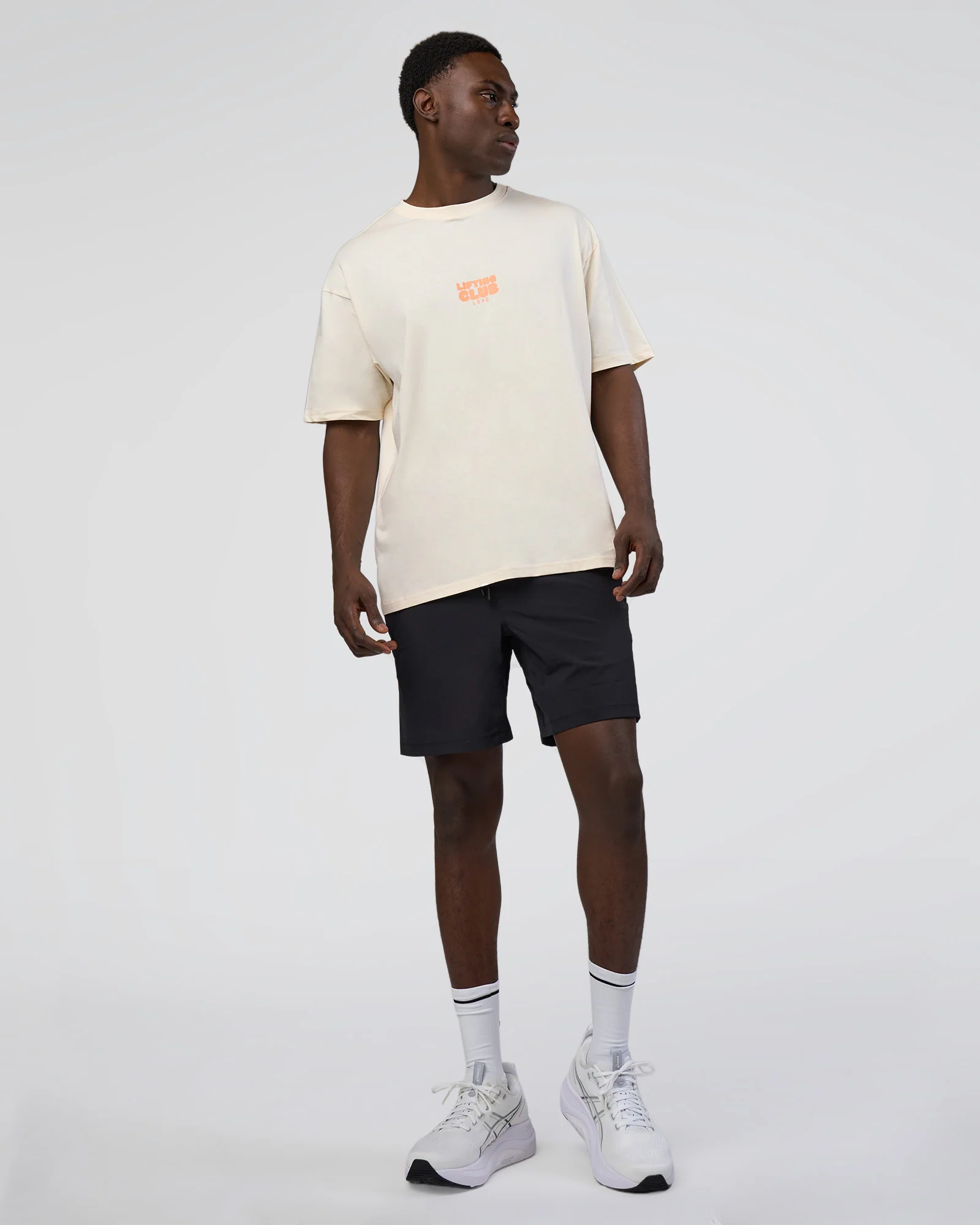 Kettle B FLXCotton Oversized Tee - Sugar Swizzle-Cantaloupe - Image 7