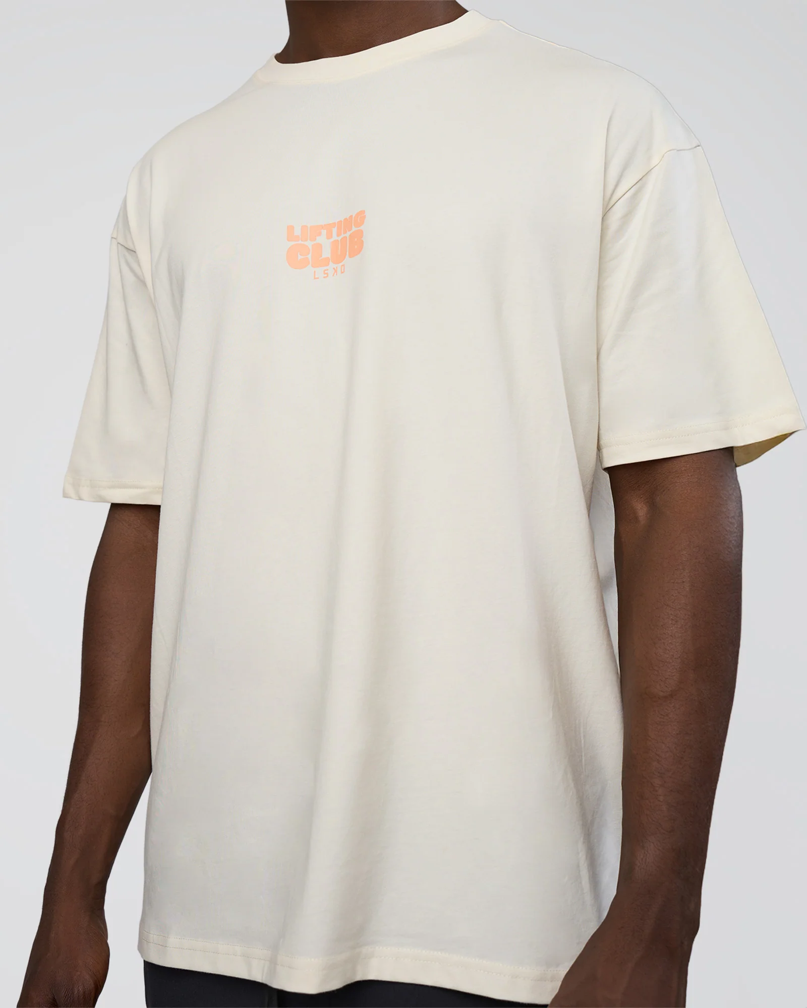 Kettle B FLXCotton Oversized Tee - Sugar Swizzle-Cantaloupe - Image 8
