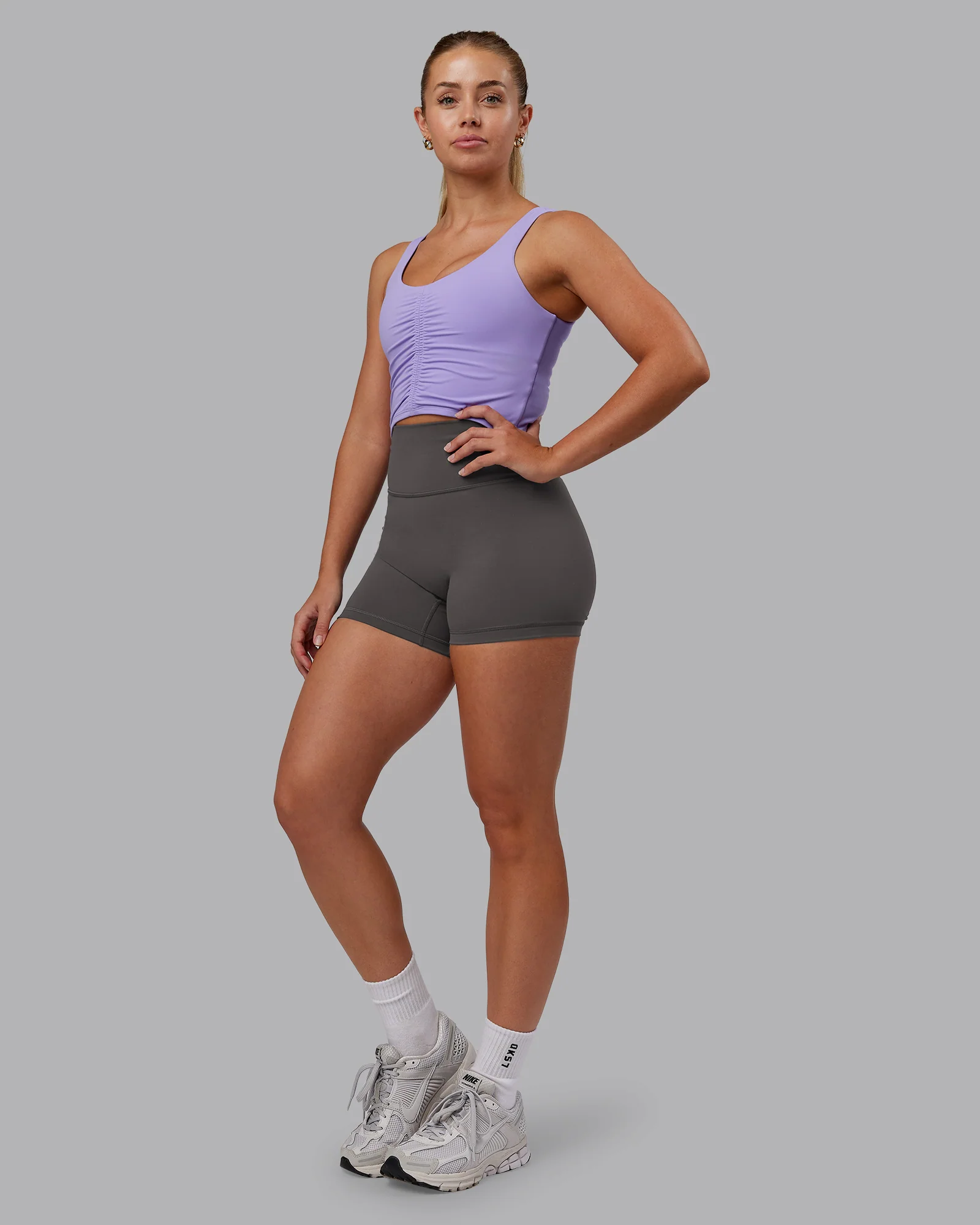 Liberty Ruched Tank - Violet Ray - Image 3