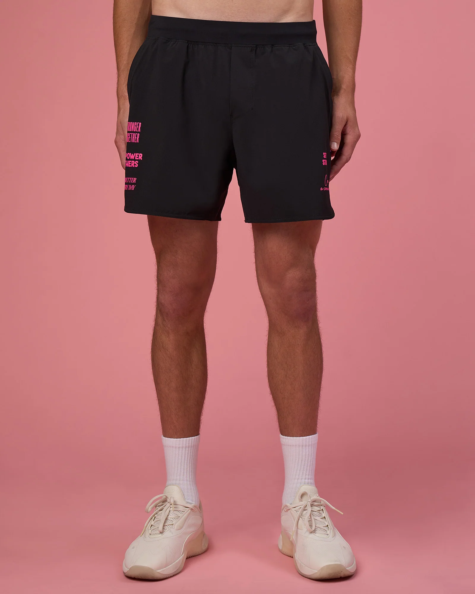 Lift 6" Short - Black-Ultra Pink - Image 2