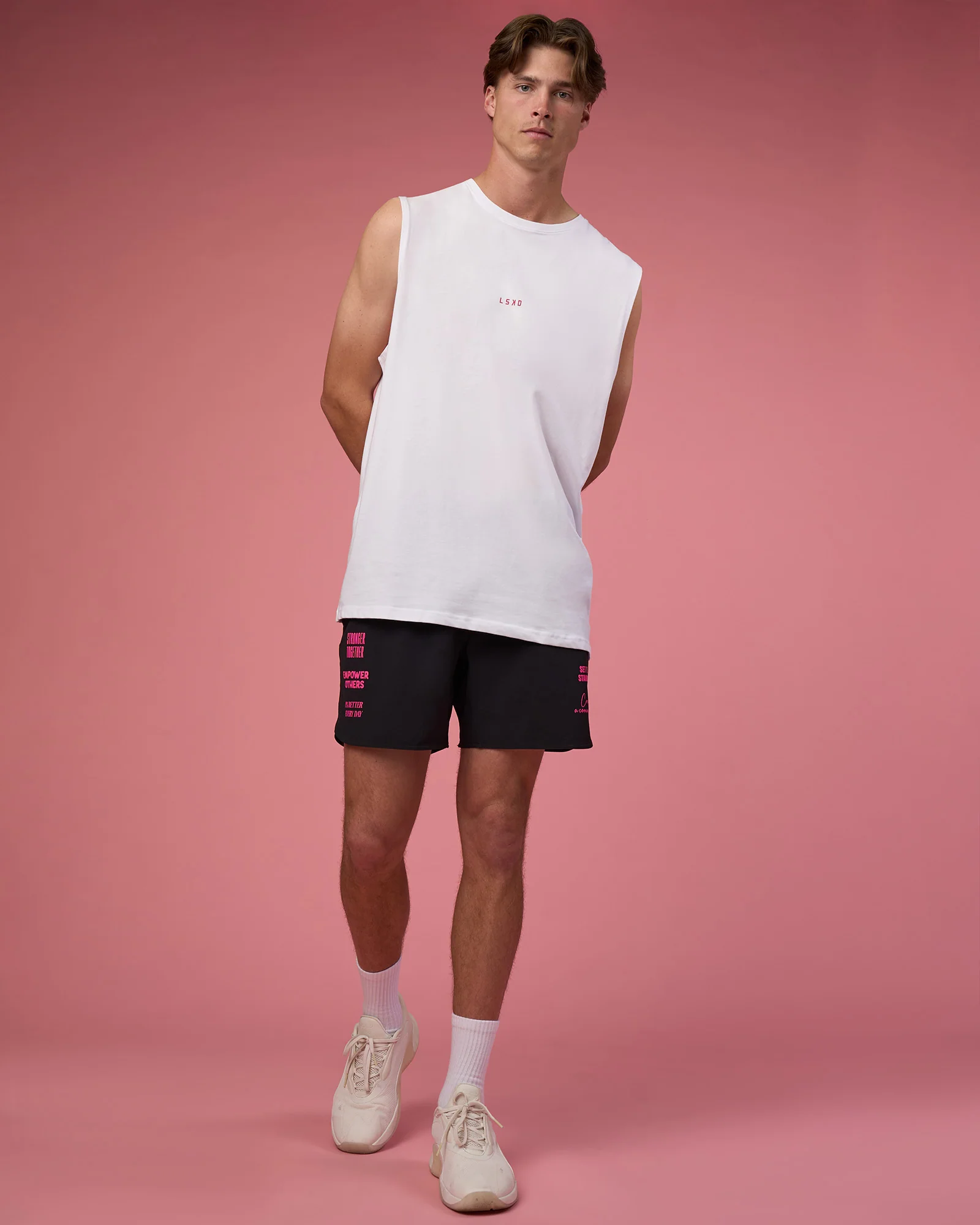 Lift 6" Short - Black-Ultra Pink - Image 5