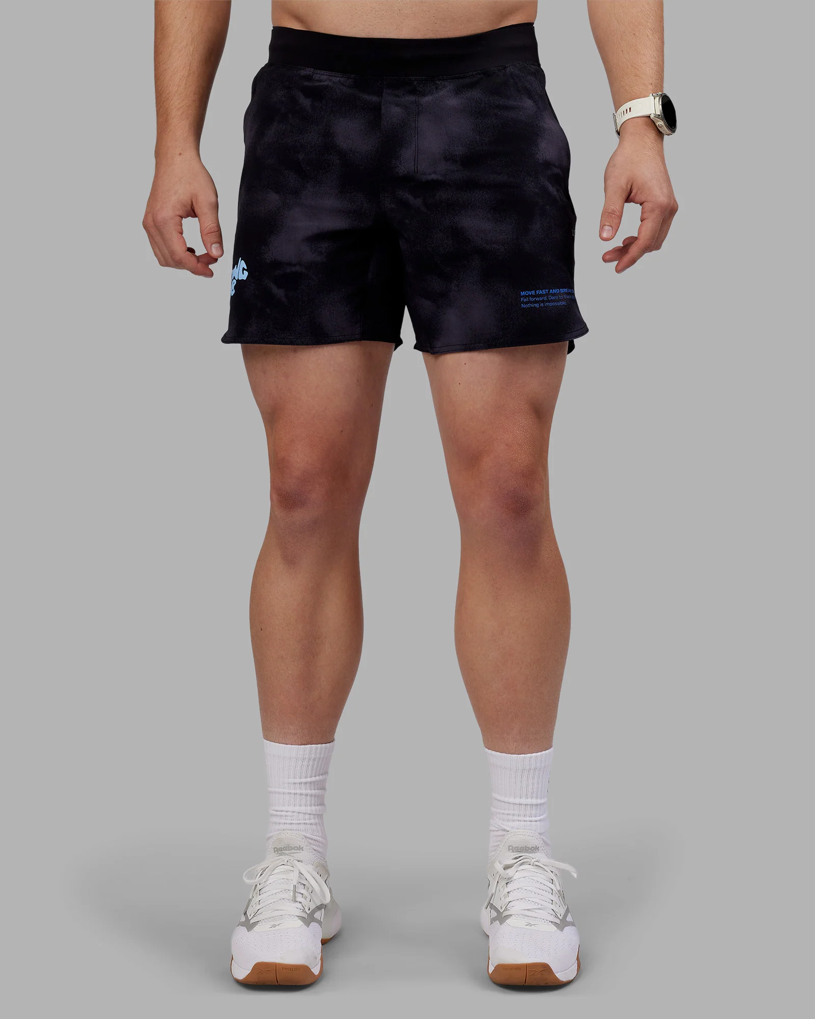 Lift 6" Short - Black Washed-Blue - Image 2