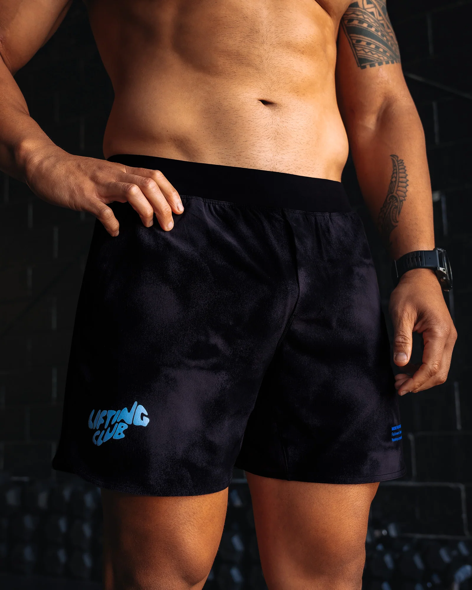 Lift 6" Short - Black Washed-Blue - Image 7