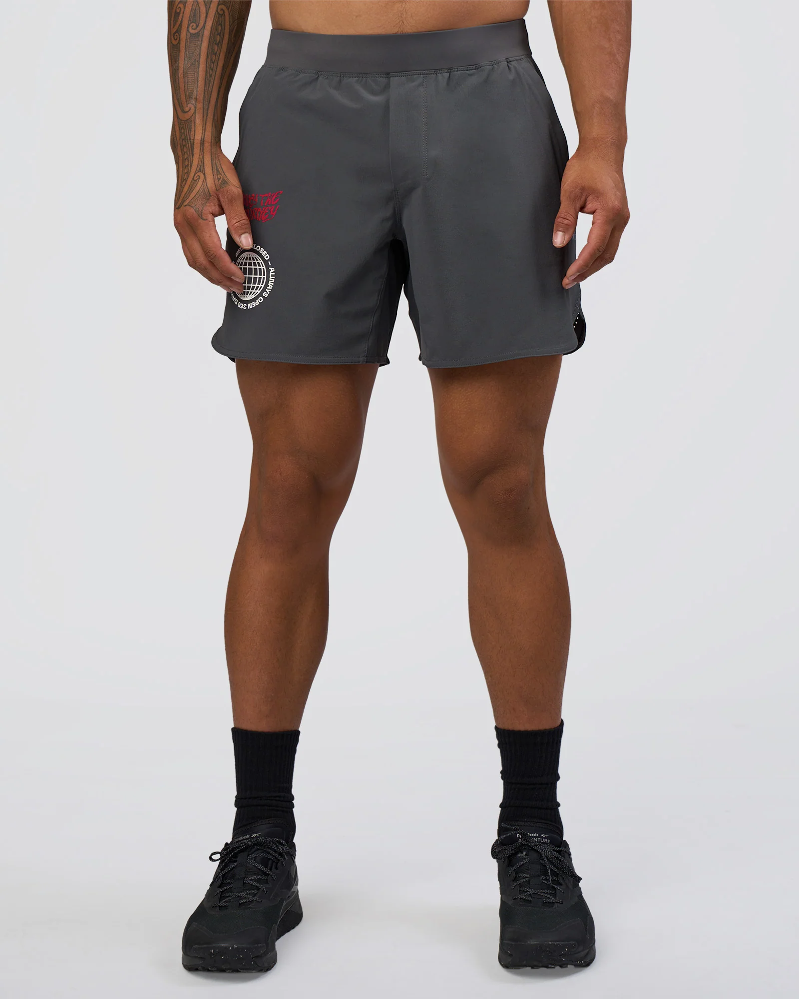 Lift 6" Short - Dark Storm-Scarlet - Image 2