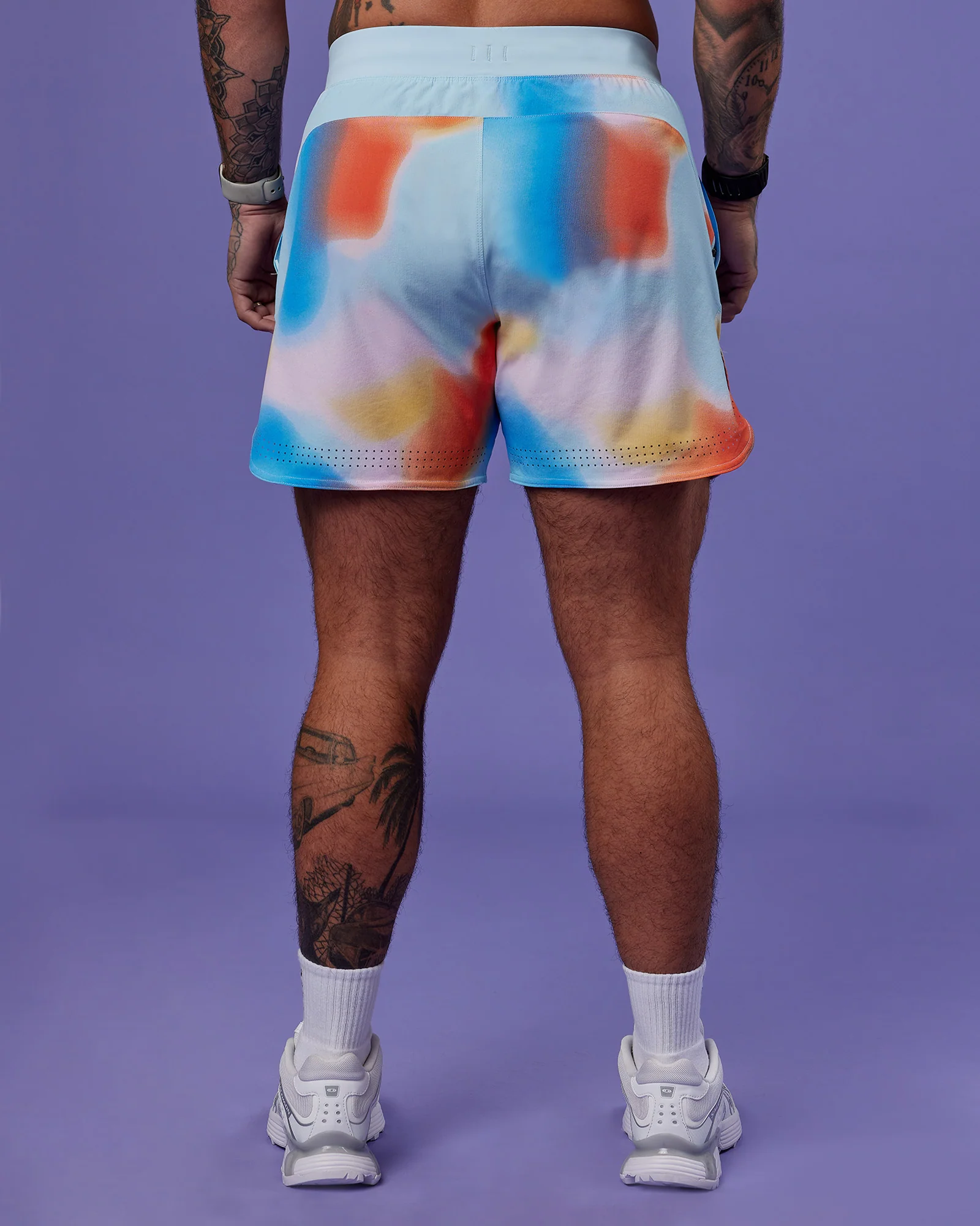 Lift 6" Short - Rainbow Shade Print - Image 3