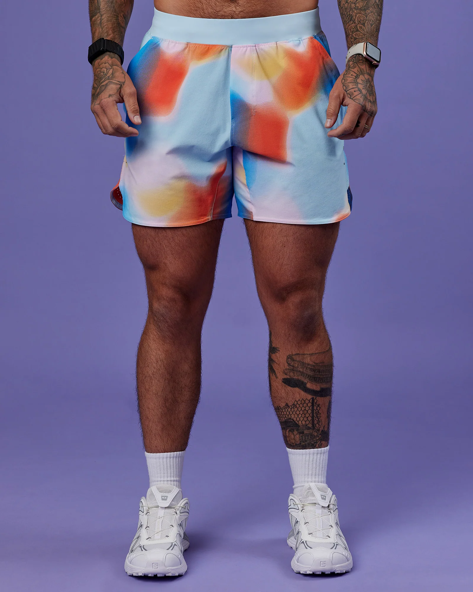 Lift 6" Short - Rainbow Shade Print - Image 6