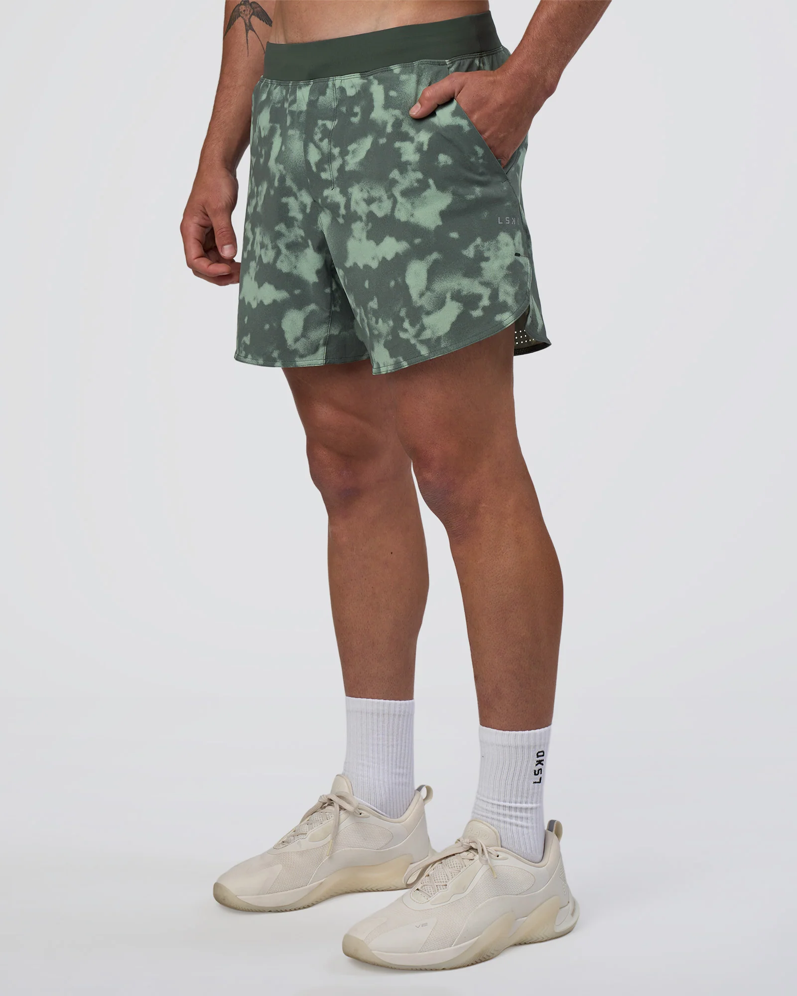 Lift 6" Short - Washed Camo Carbon - Image 6