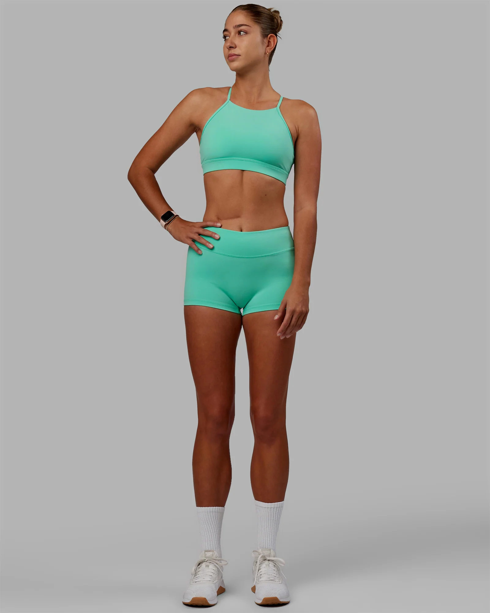 Lift High Neck Sports Bra - Cockatoo - Image 7