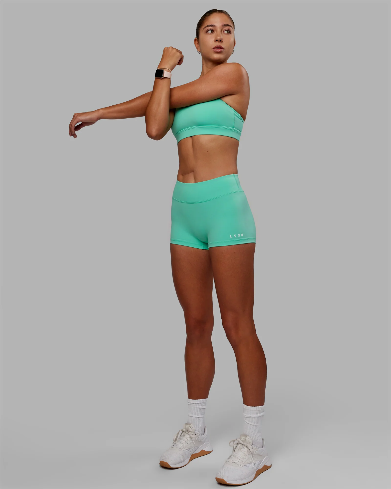 Lift High Neck Sports Bra - Cockatoo - Image 8