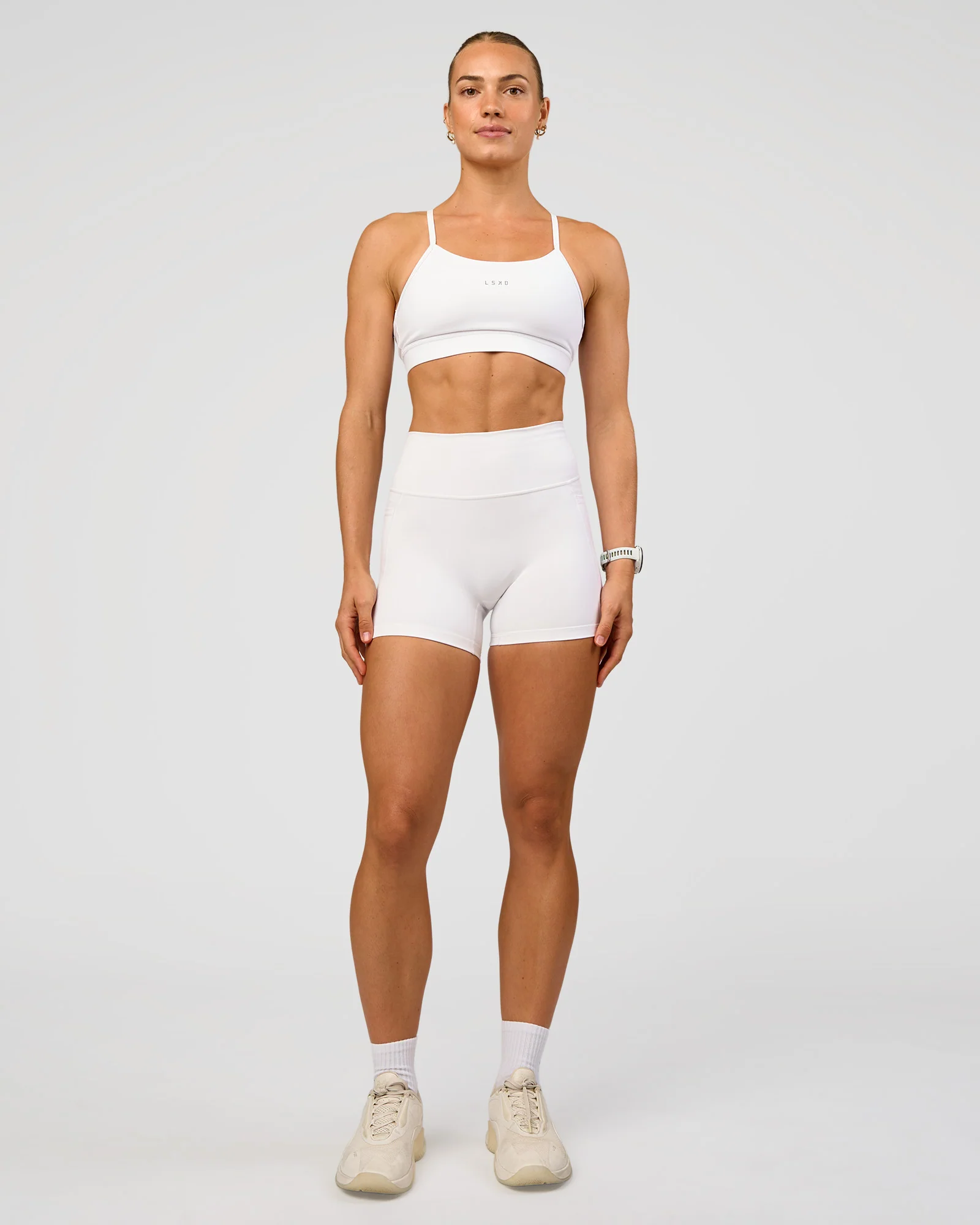 Lift Sports Bra - White - Image 5
