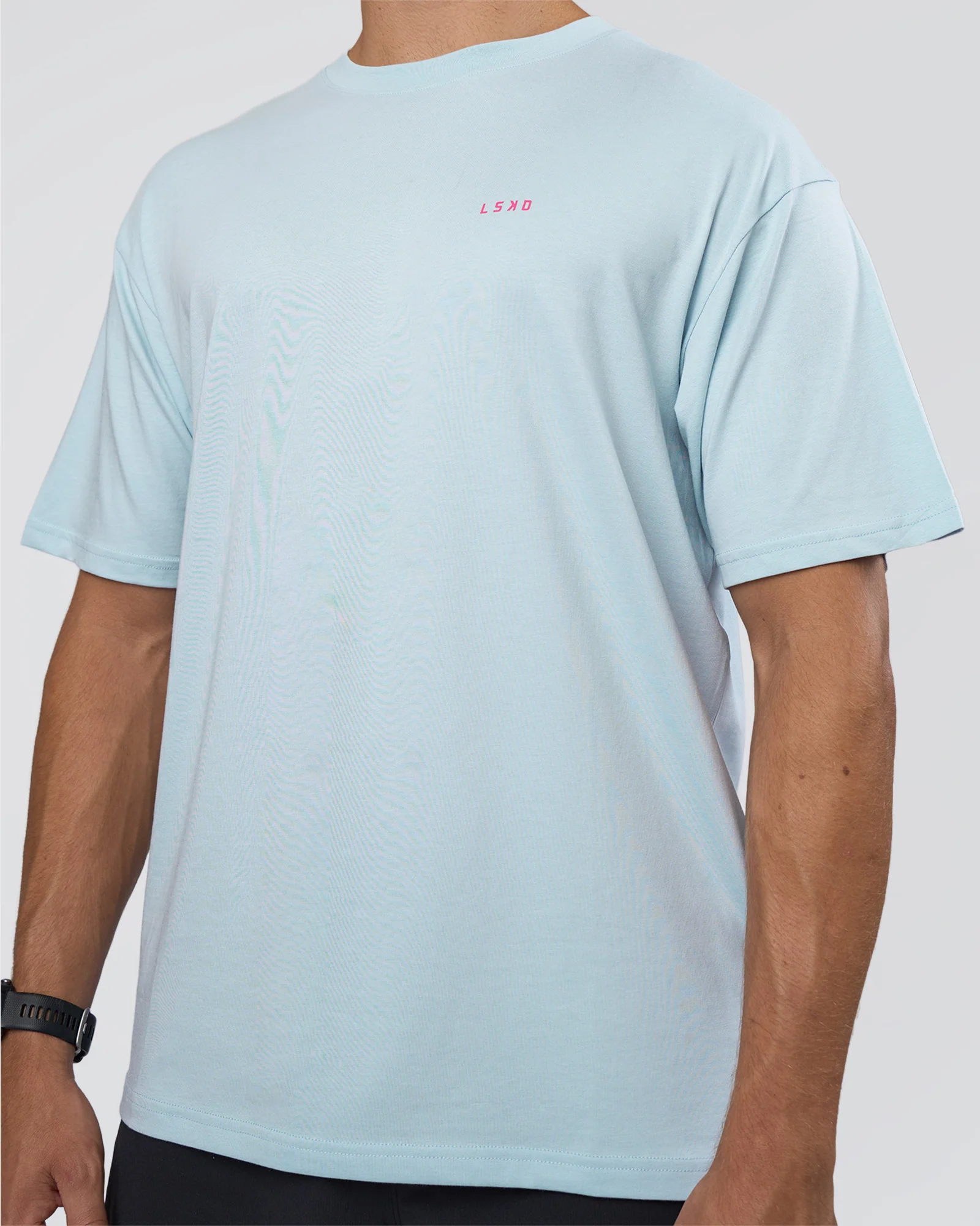 Lifting FLXCotton Oversized Tee - Blue Aura-Ultra Pink - Image 8