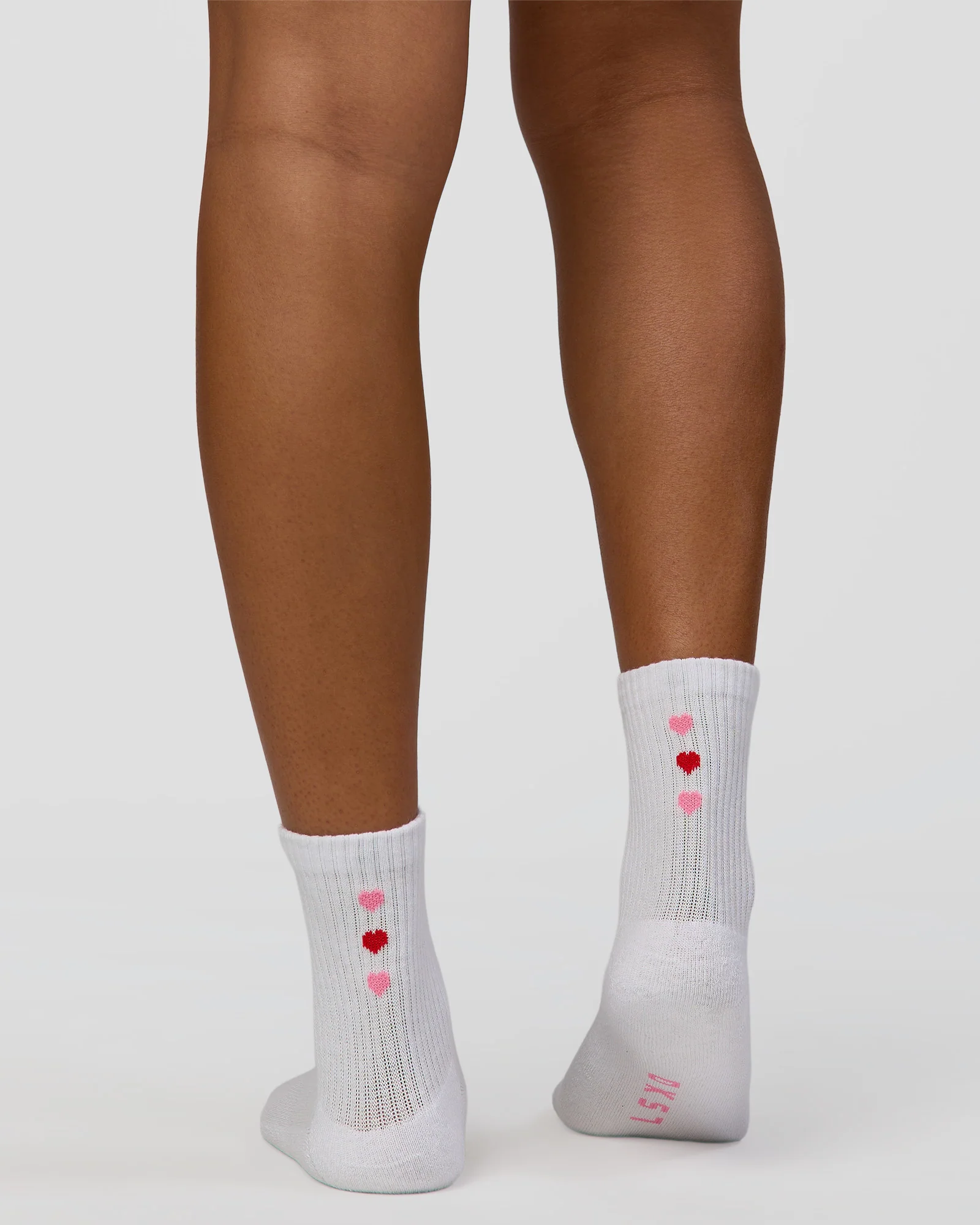 Love Steps Mini Quarter Socks - White-Marshmallow - Image 3