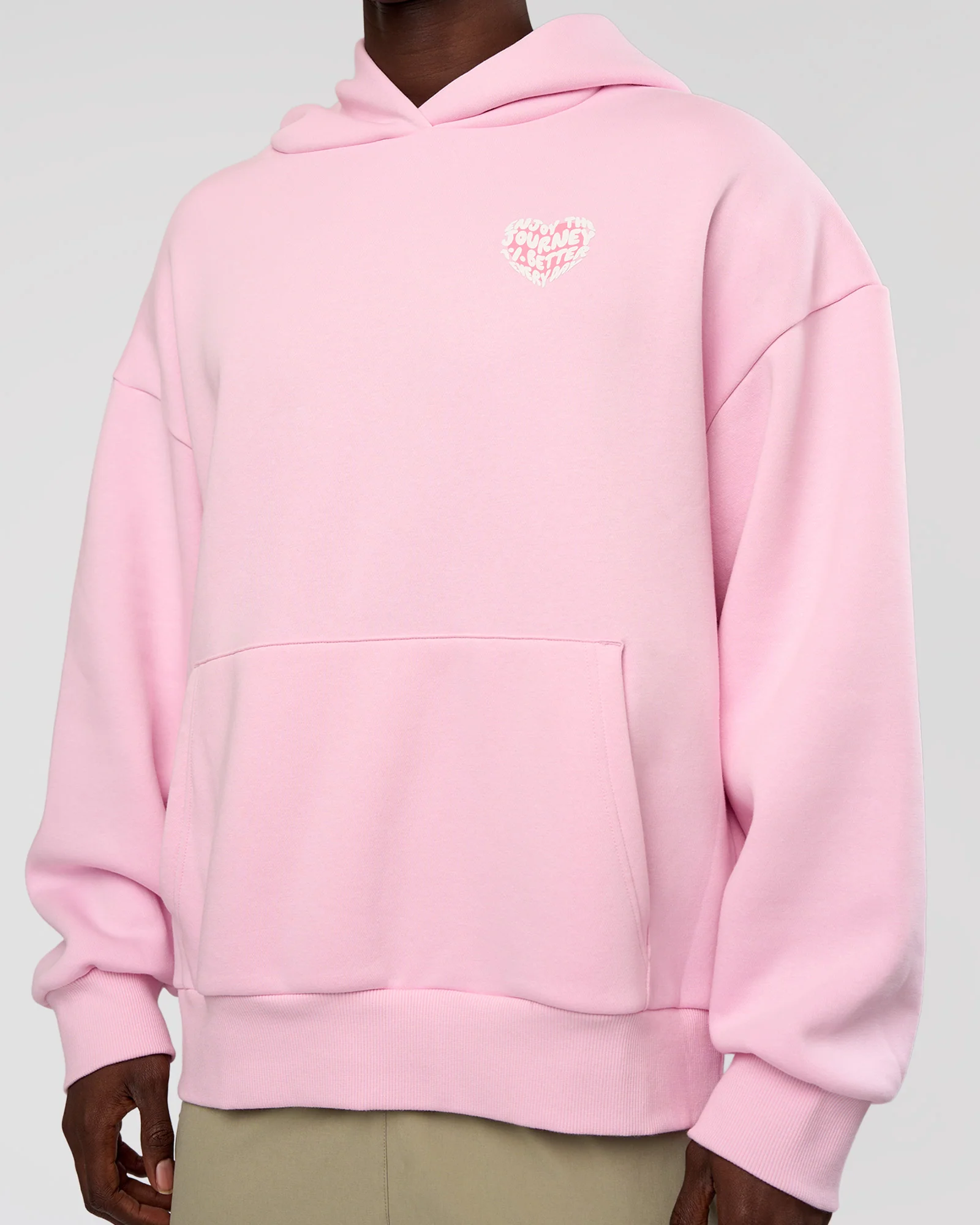 Love The Journey Unisex Oversized Hoodie - Marshmallow-White - Image 8