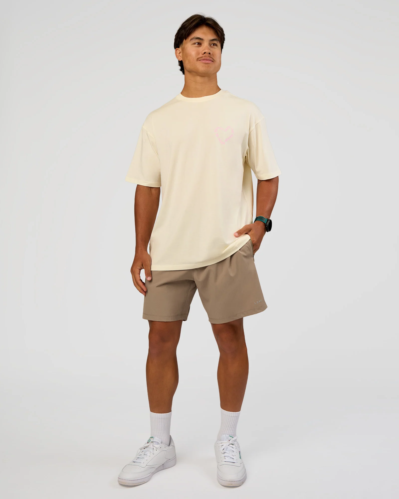Love The Process FLXCotton Oversize Tee - Off White-Marshmallow - Image 9