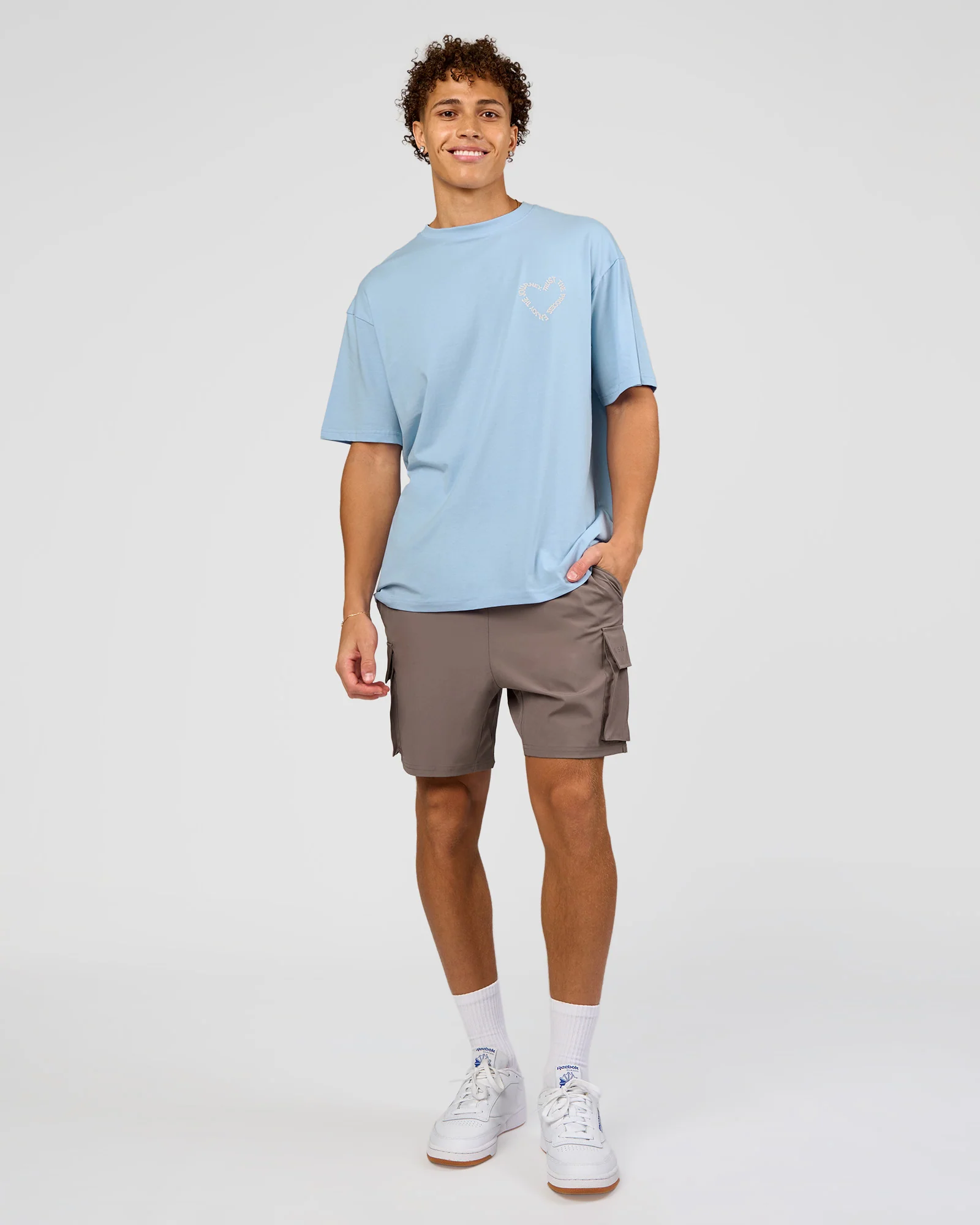 Love The Process FLXCotton Oversize Tee - Open Air-Off White - Image 10