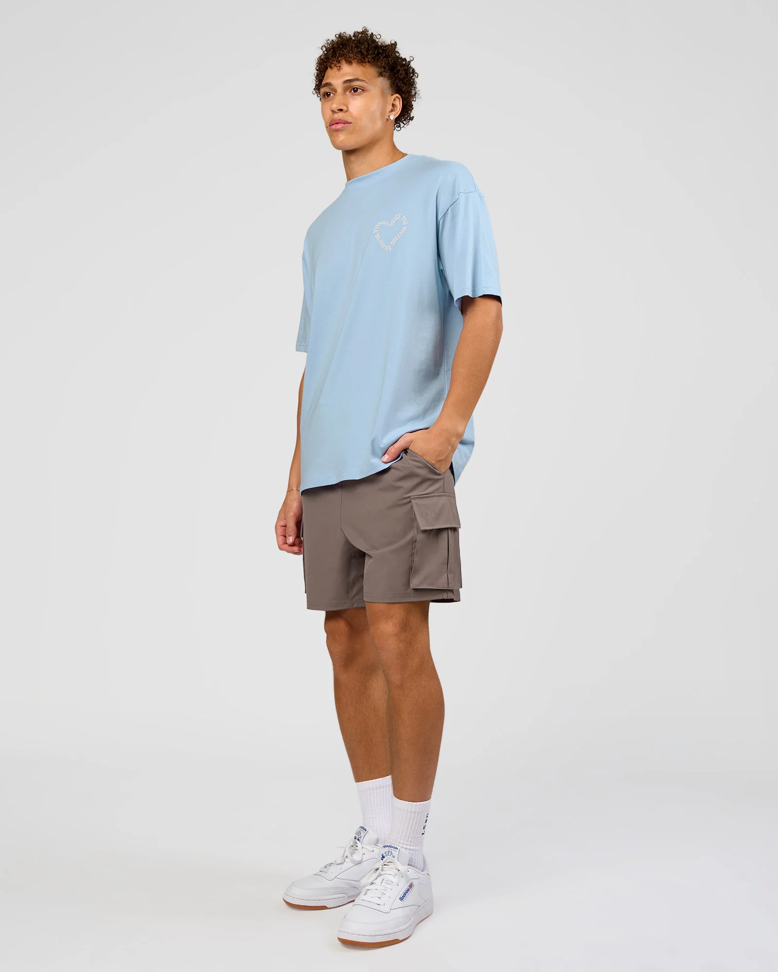 Love The Process FLXCotton Oversize Tee - Open Air-Off White - Image 6