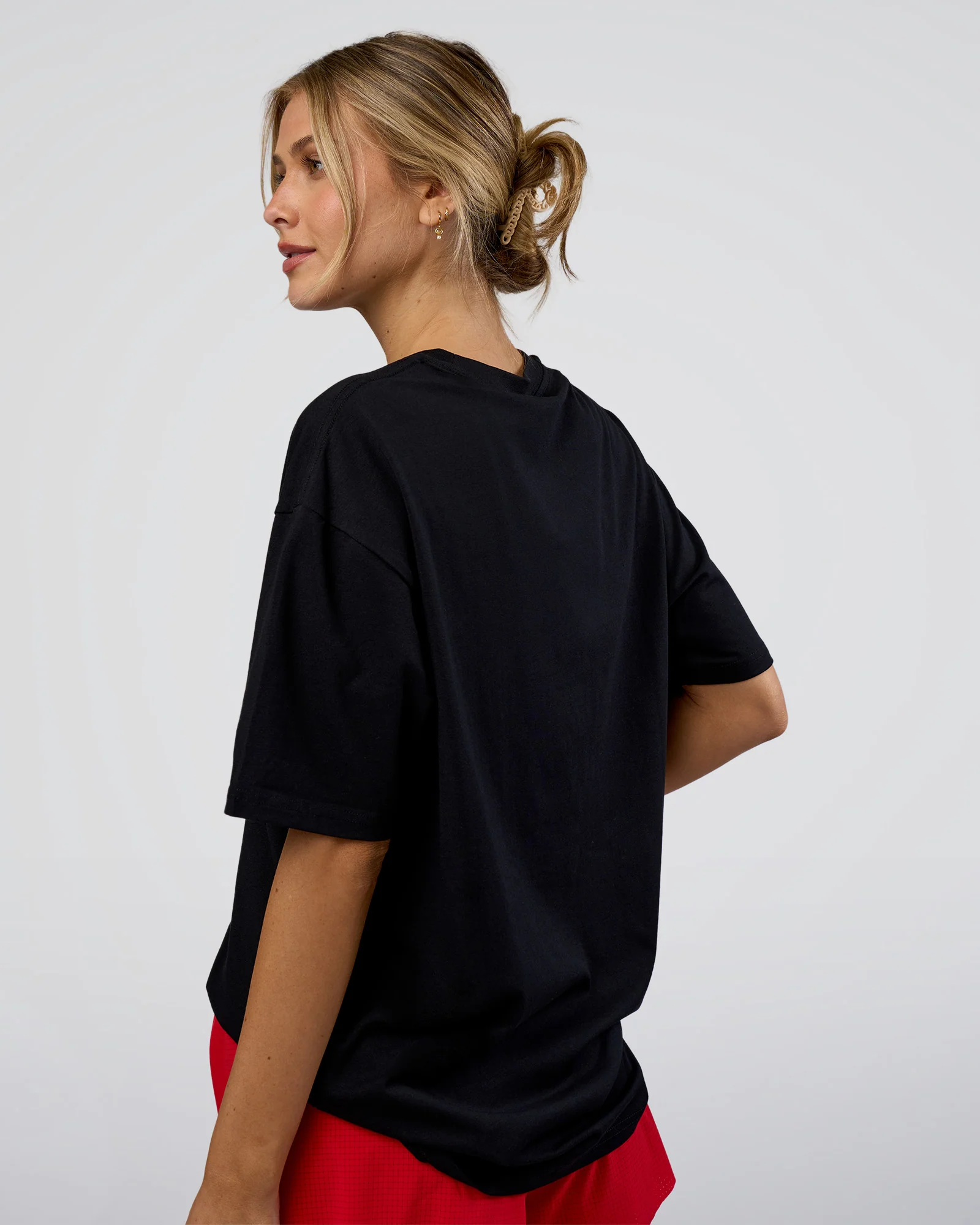 LSKD Run Club FLXCotton Oversized Tee - Black-White - Image 6