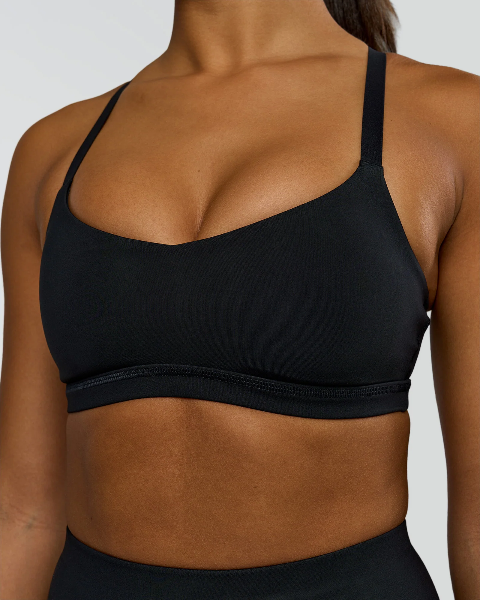 Luna Sports Bra - Black - Image 4