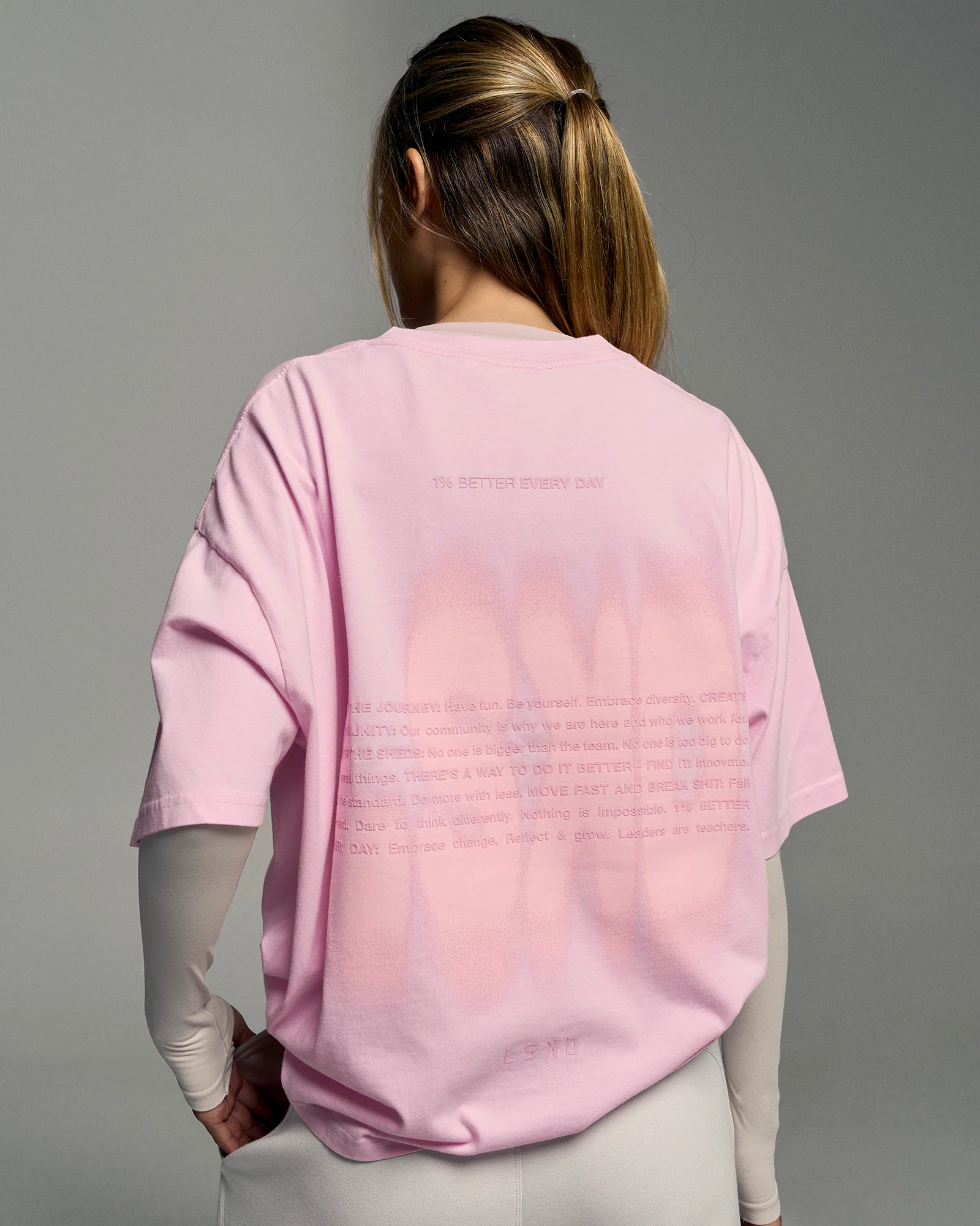 Memory In Motion Heavyweight Boxed Tee - Marshmallow Washed - Image 2