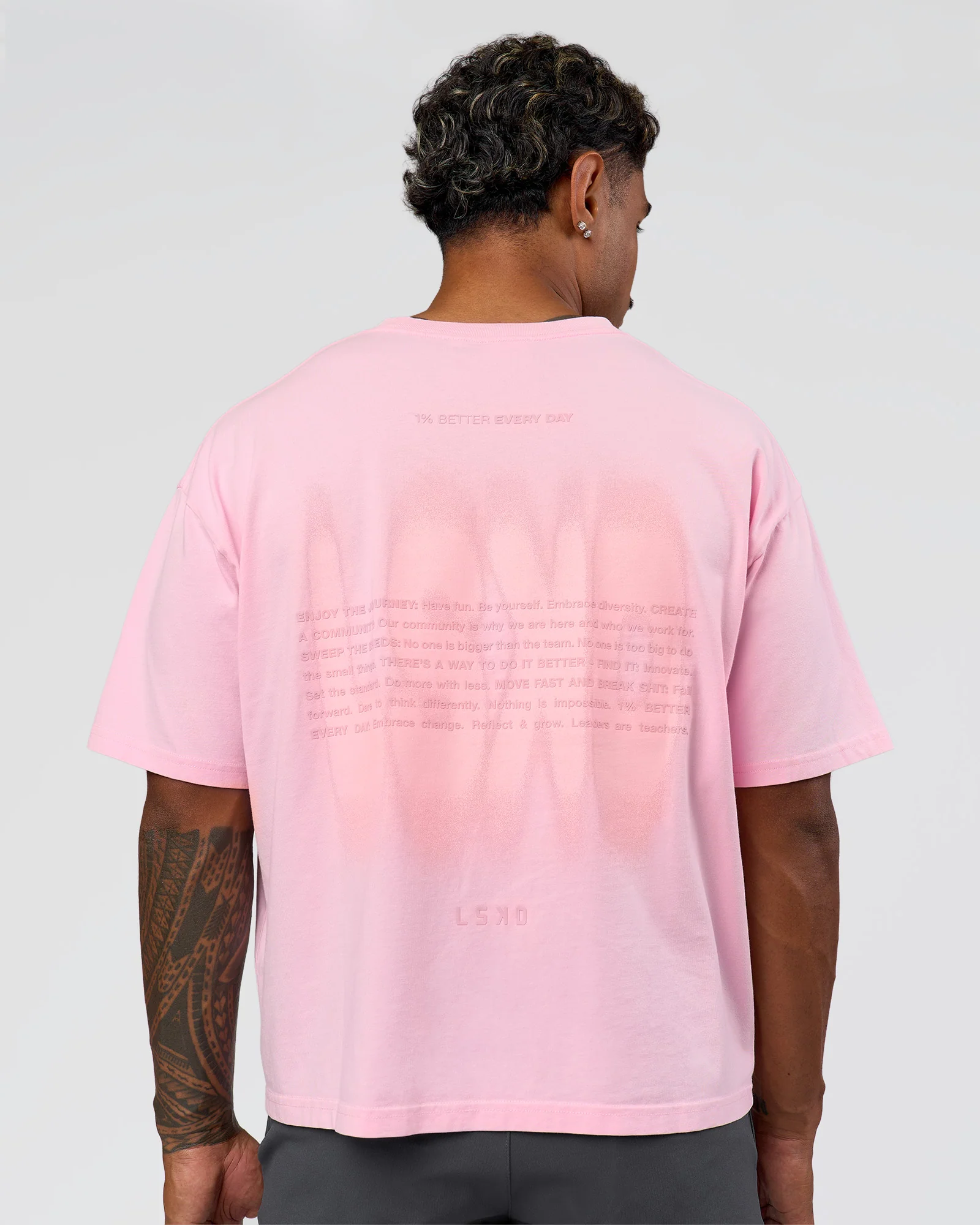 Memory In Motion Heavyweight Boxed Tee - Marshmallow Washed - Image 4