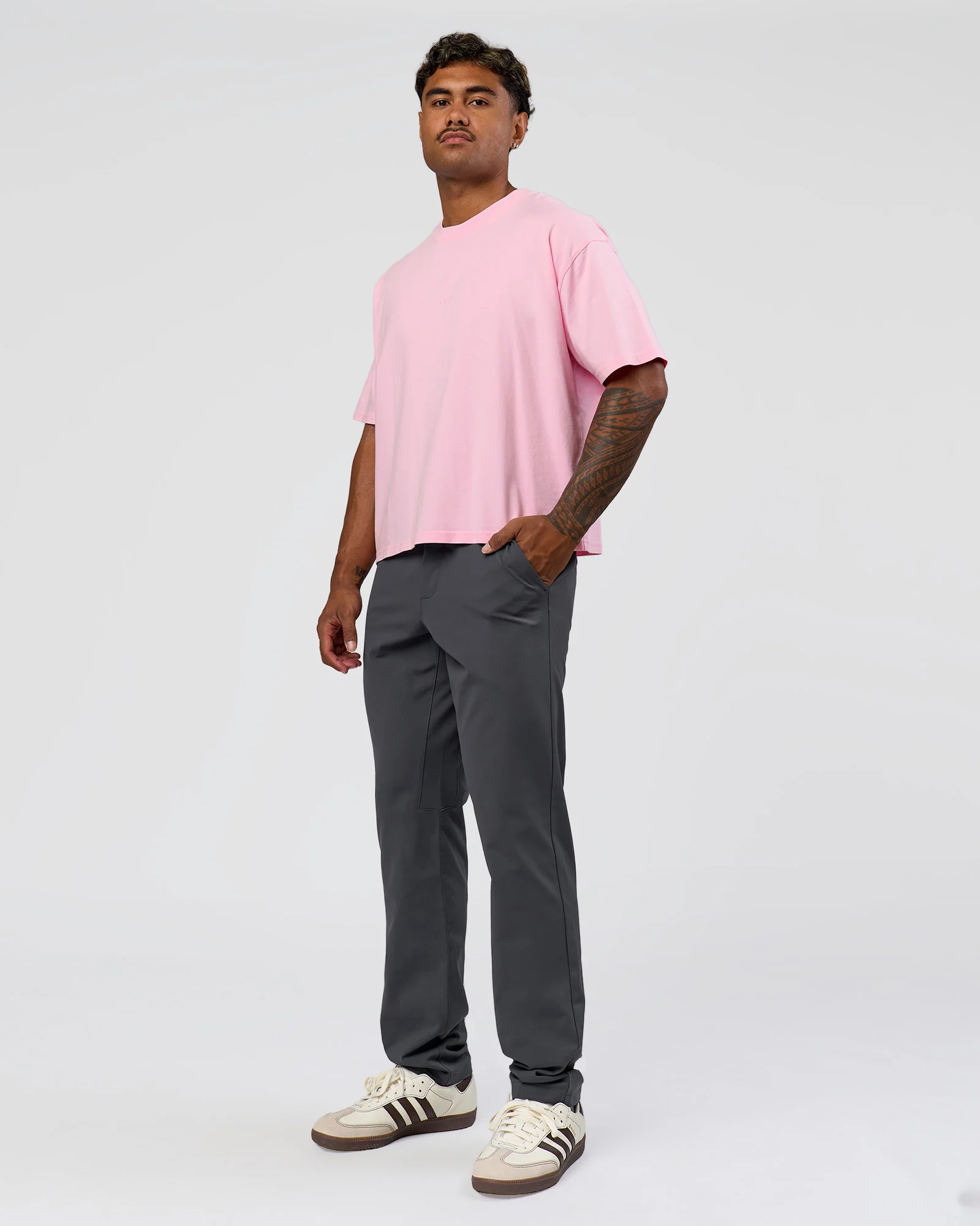 Memory In Motion Heavyweight Boxed Tee - Marshmallow Washed - Image 9