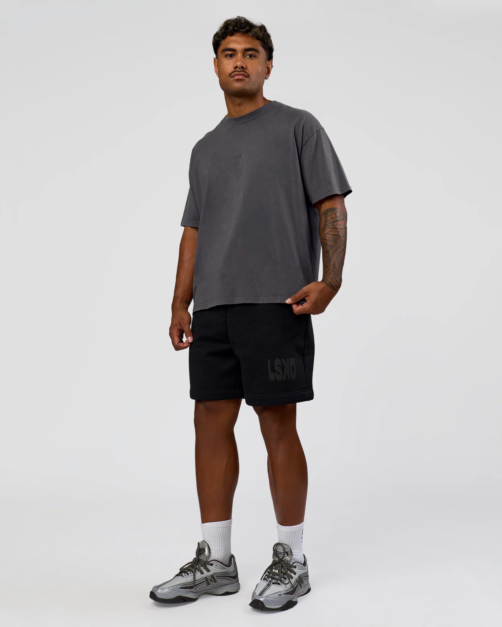 Memory In Motion Heavyweight Oversized Tee - Dark Storm Washed - Image 10