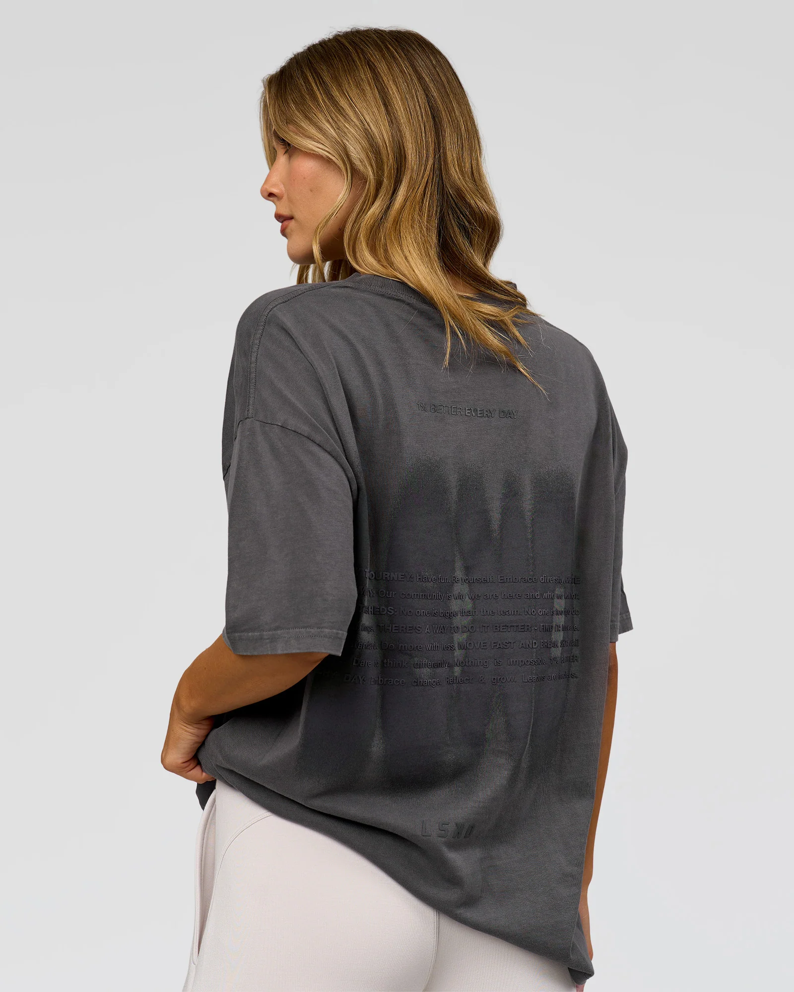 Memory In Motion Heavyweight Oversized Tee - Dark Storm Washed - Image 4