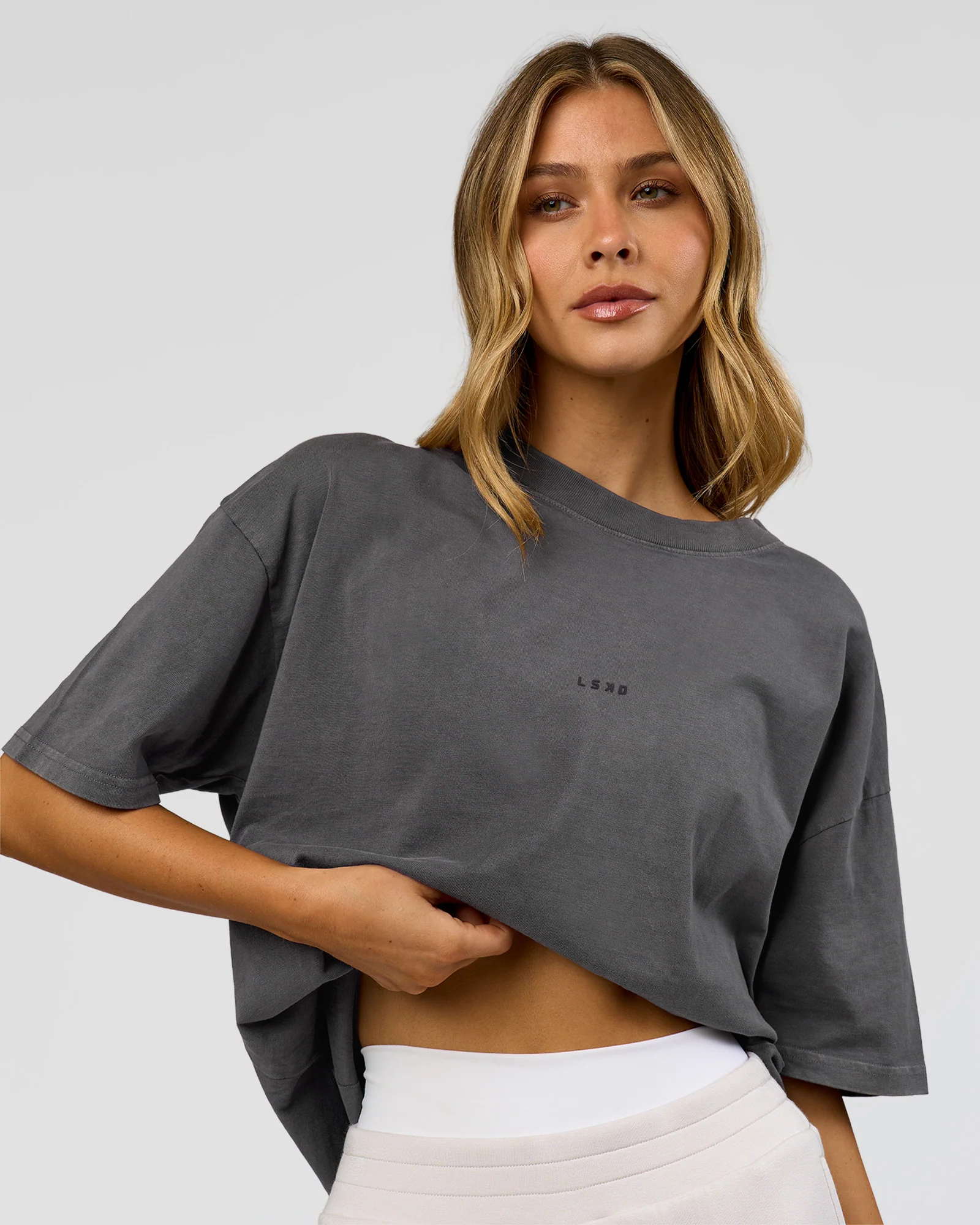 Memory In Motion Heavyweight Oversized Tee - Dark Storm Washed - Image 5