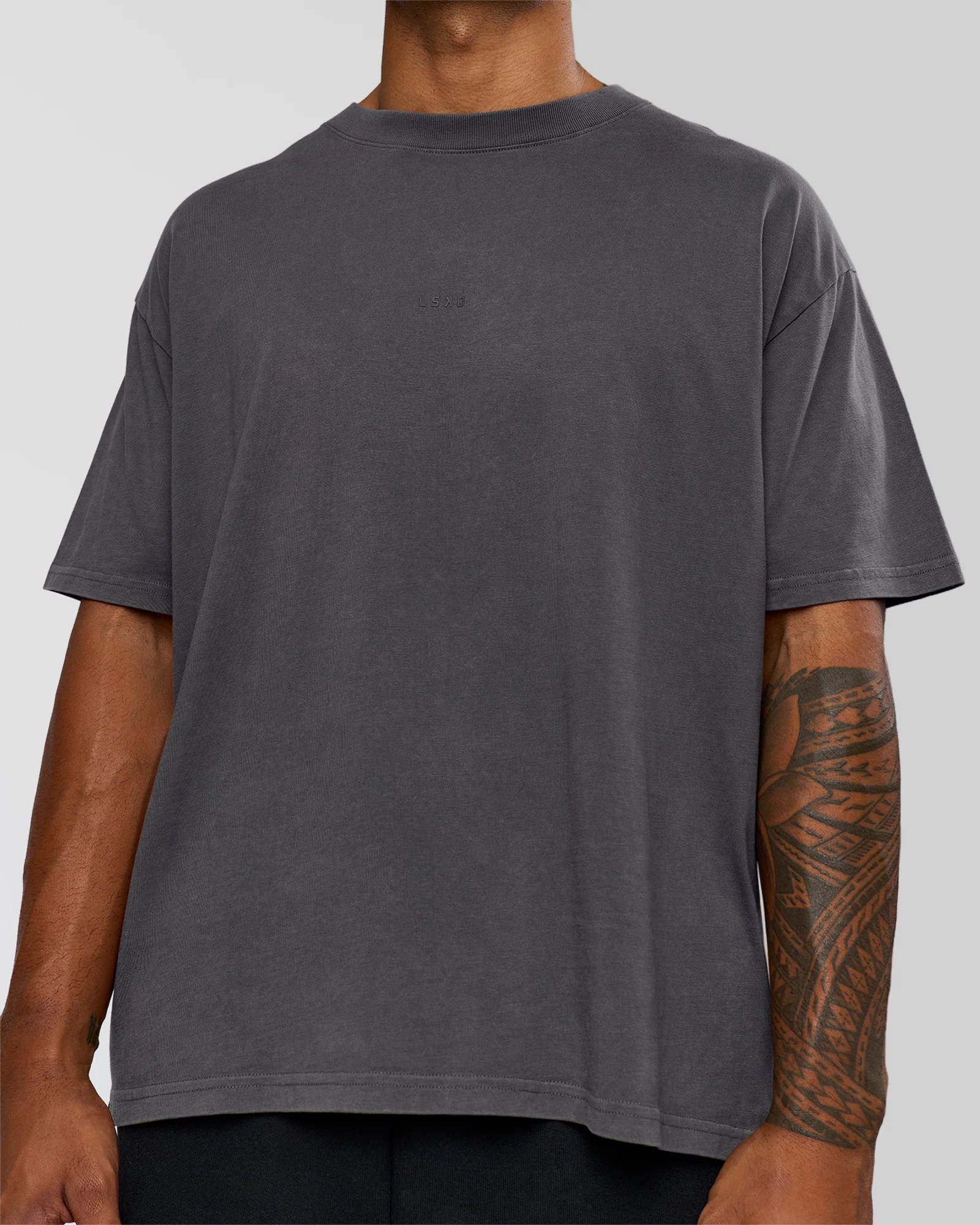 Memory In Motion Heavyweight Oversized Tee - Dark Storm Washed - Image 7