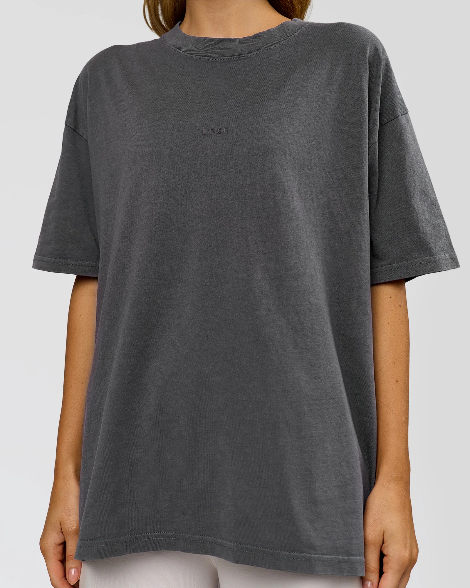 Memory In Motion Heavyweight Oversized Tee - Dark Storm Washed - Image 9