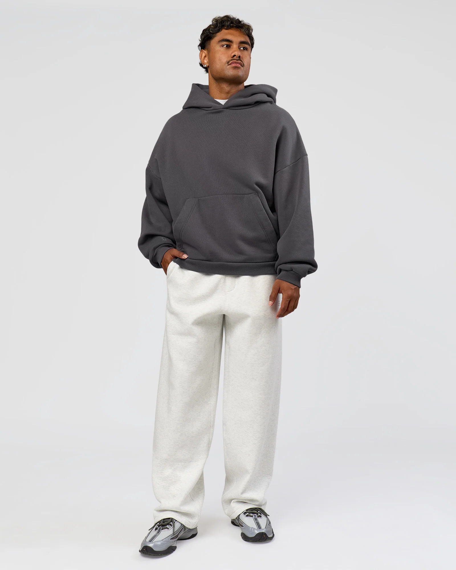 Memory In Motion Ultra Heavyweight Washed Hoodie - Dark Storm Washed - Image 11