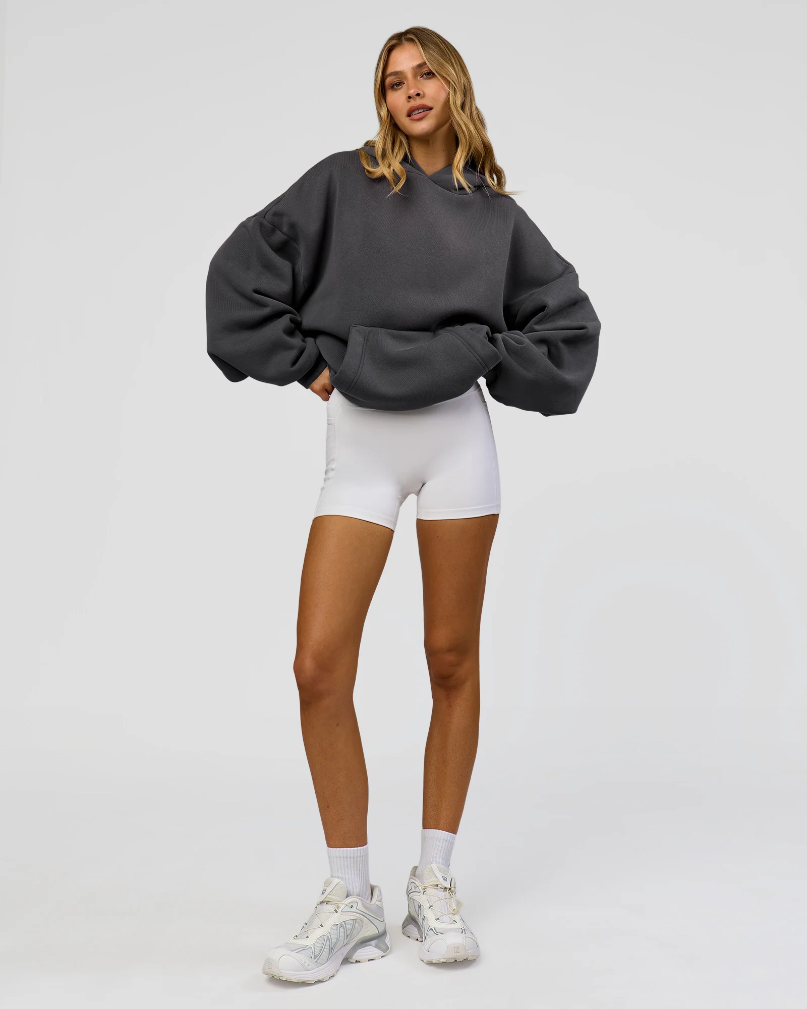 Memory In Motion Ultra Heavyweight Washed Hoodie - Dark Storm Washed - Image 13