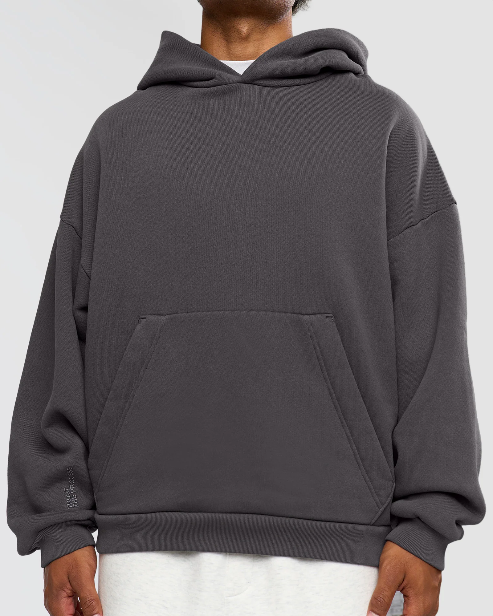 Memory In Motion Ultra Heavyweight Washed Hoodie - Dark Storm Washed - Image 14
